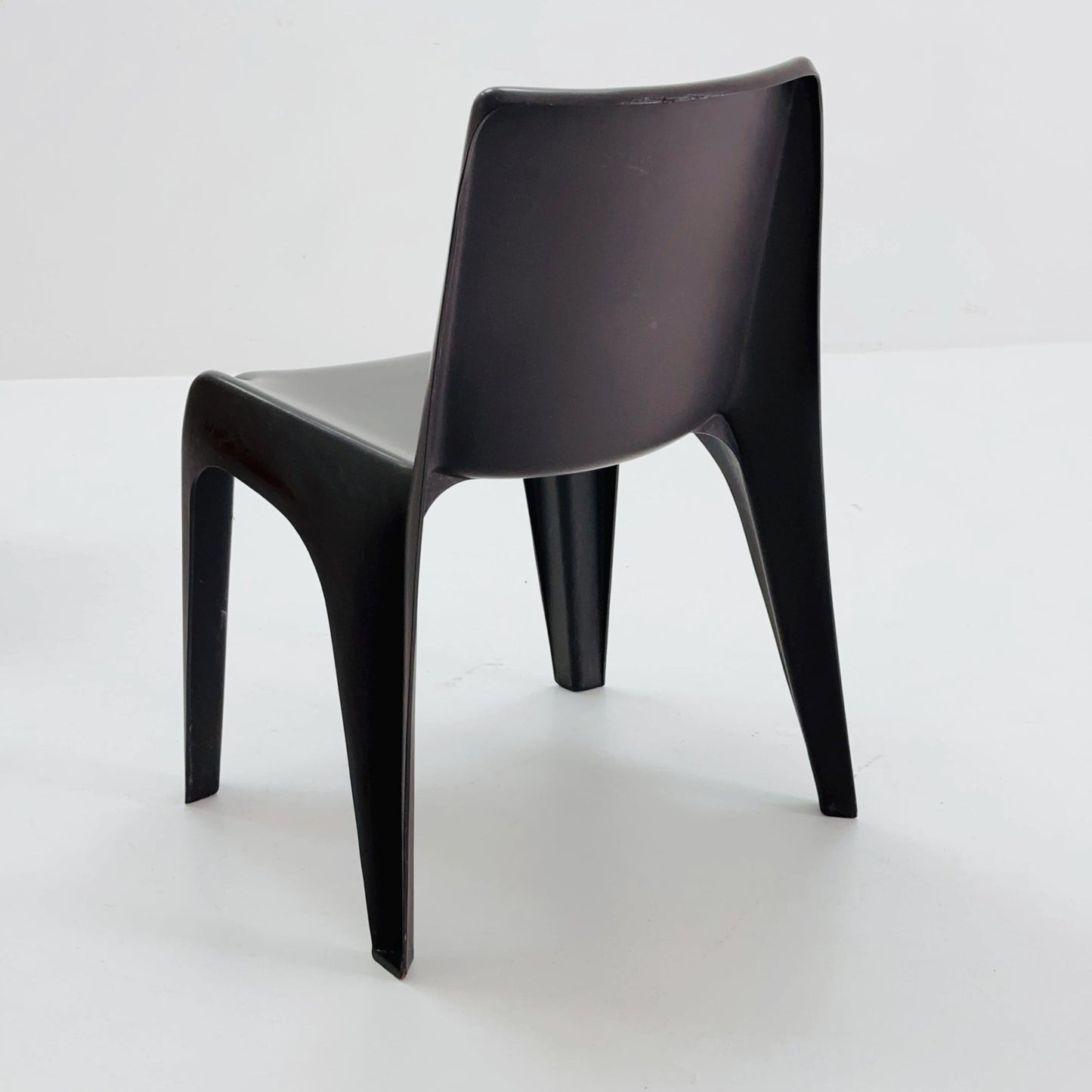 Space age Set of 2 brown Dining chairs Bofinger BA1171 chair by Helmut Bätzner,1970 Germany