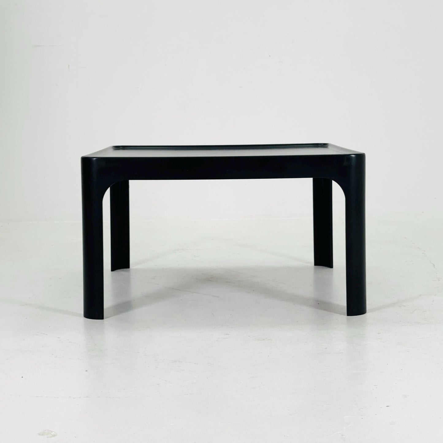 Mid Century Square MOD acrylic coffee table by Poschinger Pur-Möbel Horn Germany 1970s