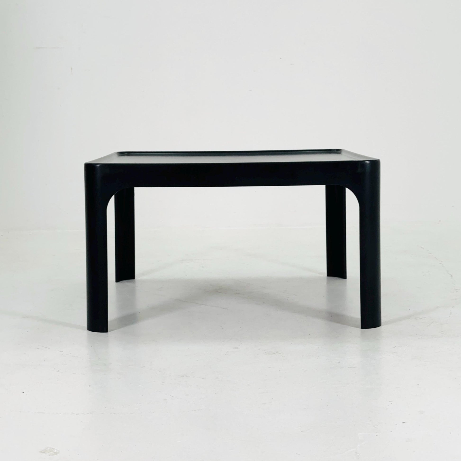 Mid Century Square MOD acrylic coffee table by Poschinger Pur-Möbel Horn Germany 1970s