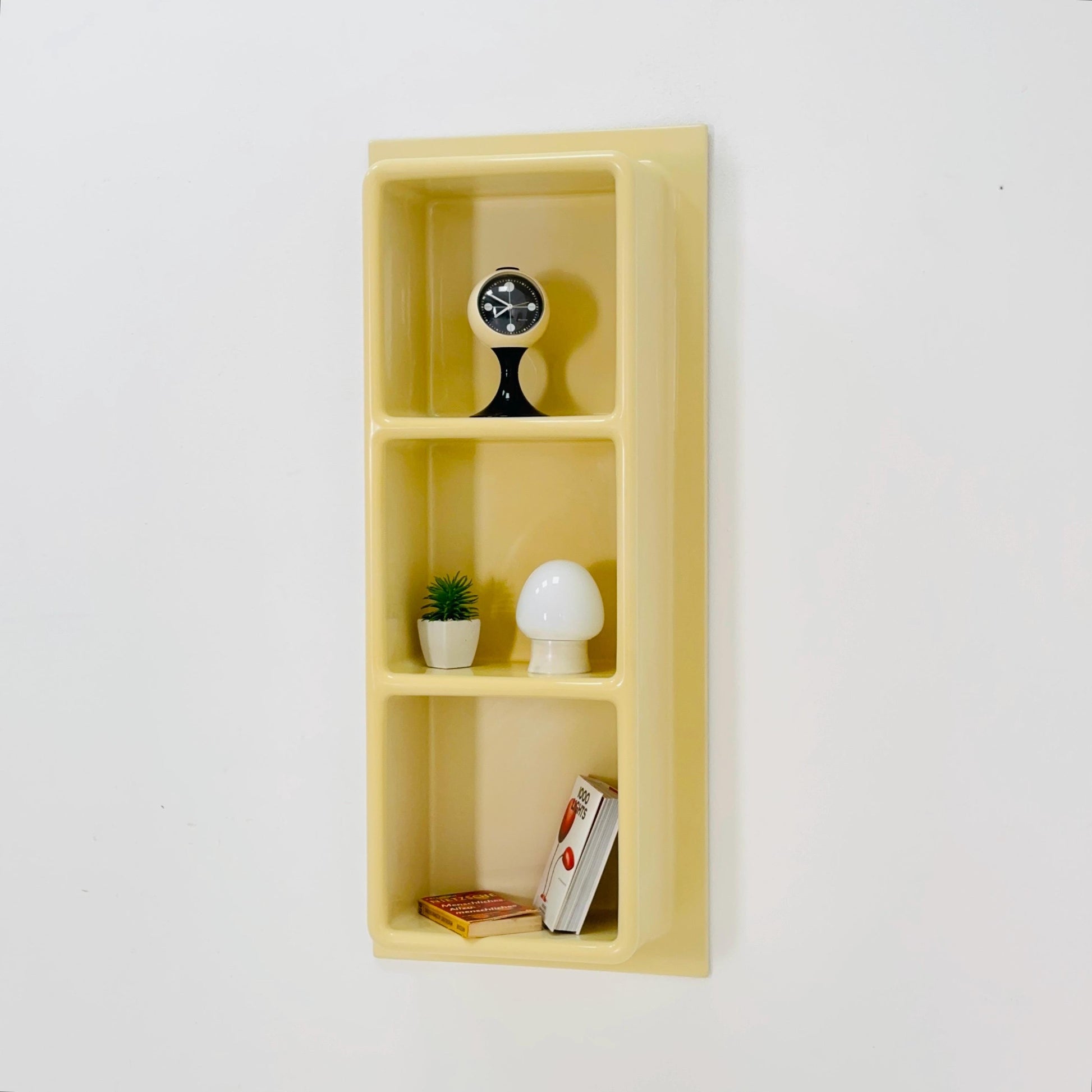 Mid century wall shelf by Giorgio De Ferrari style Elco, 1970s Italy