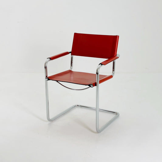 Model MG5 Centro Studi desk chair by Mart Stam & Marcel Breuer for Matteo Grassi, 1970s