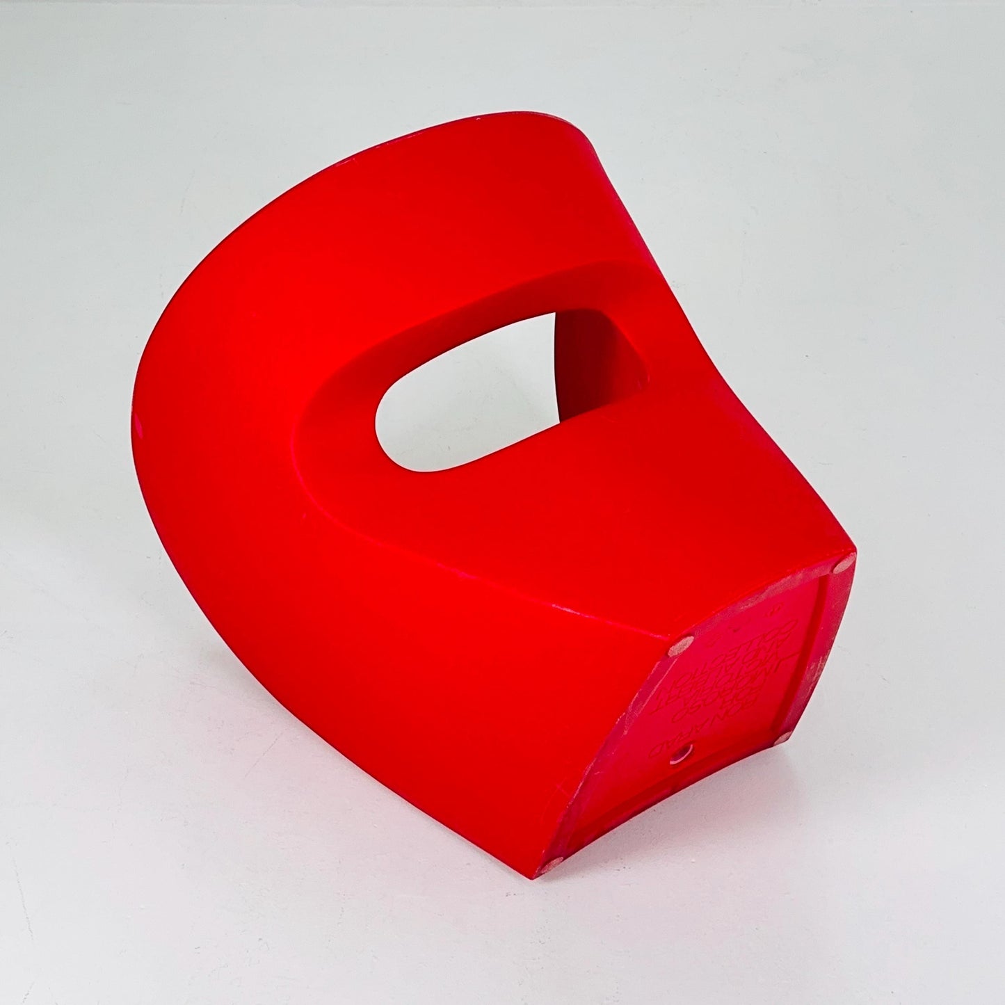 Set of 4 Lounge Ron Arad Little Albert red Chairs by Moroso Italy 2000s