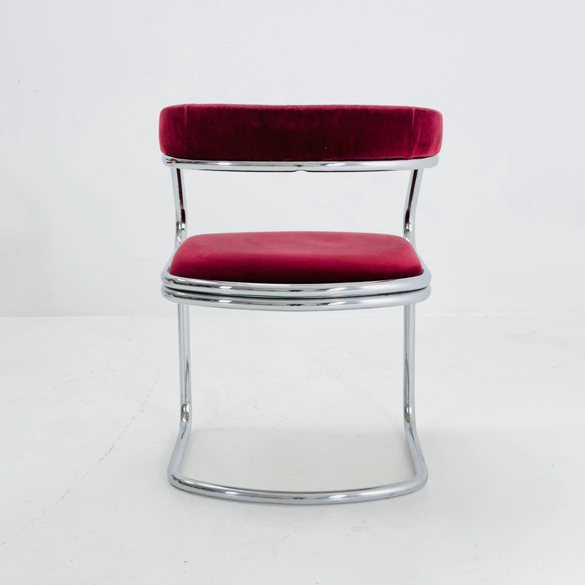 1 of 8 Mid Century Dining table armchairs by Giotto Stoppino, Italy, 1970s