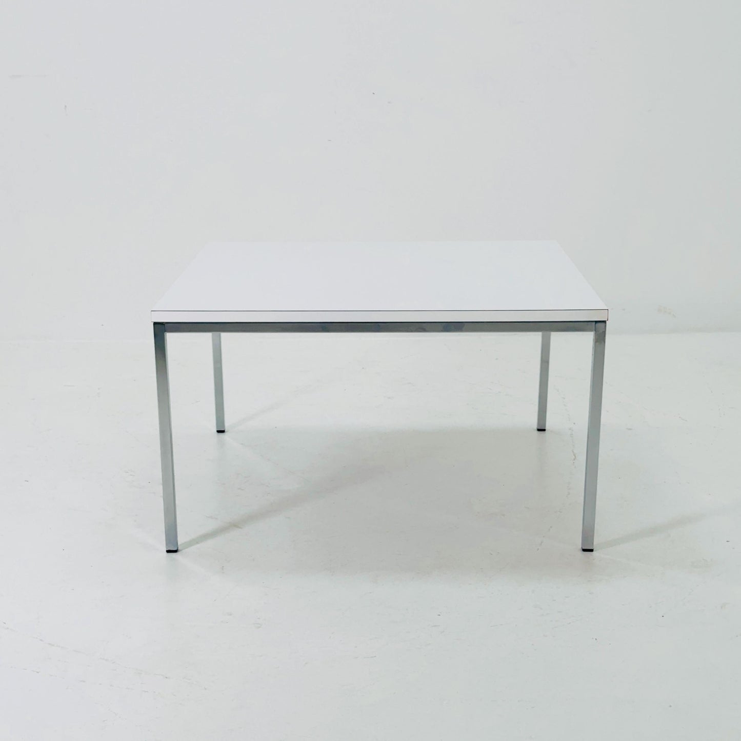 Mid century white coffee Table from Läsko Studioform International, 1980s German
