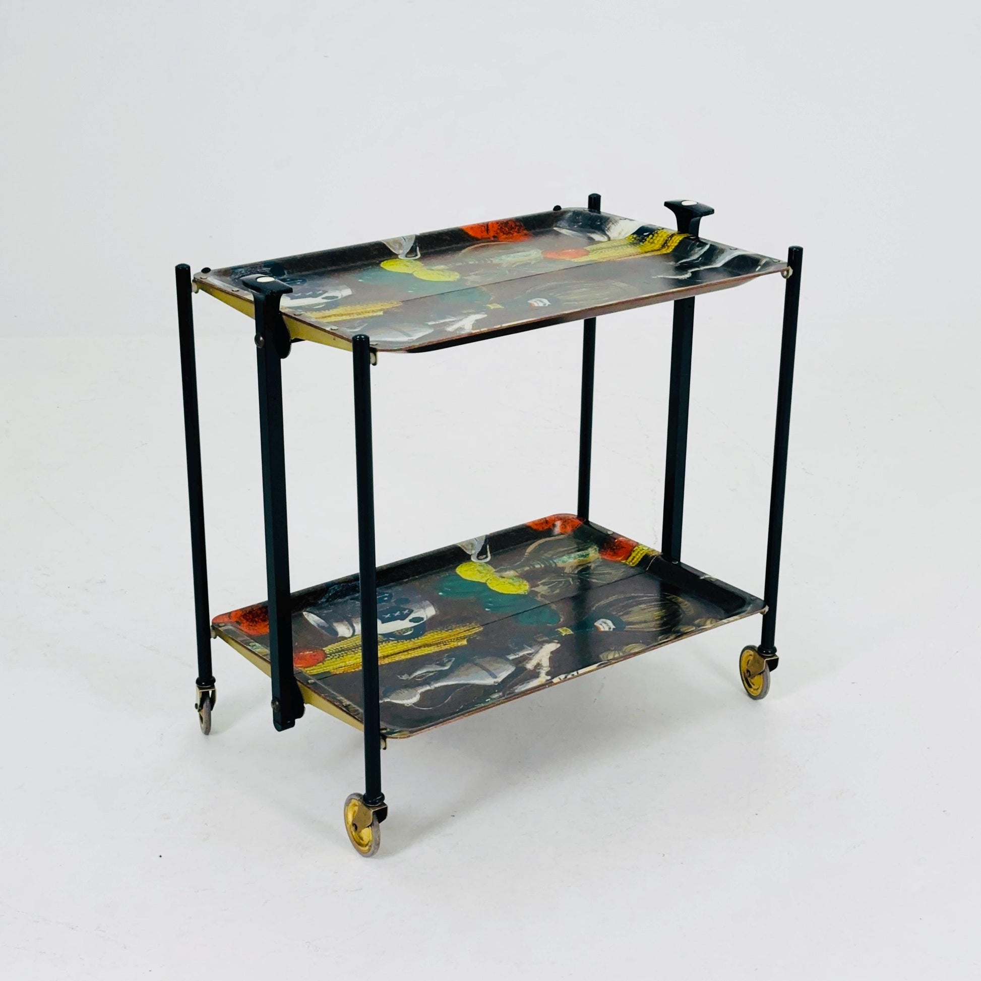 Mid century Gerlinol serving trolley - Bar cart by Bremshey & Co. 1960s Germany