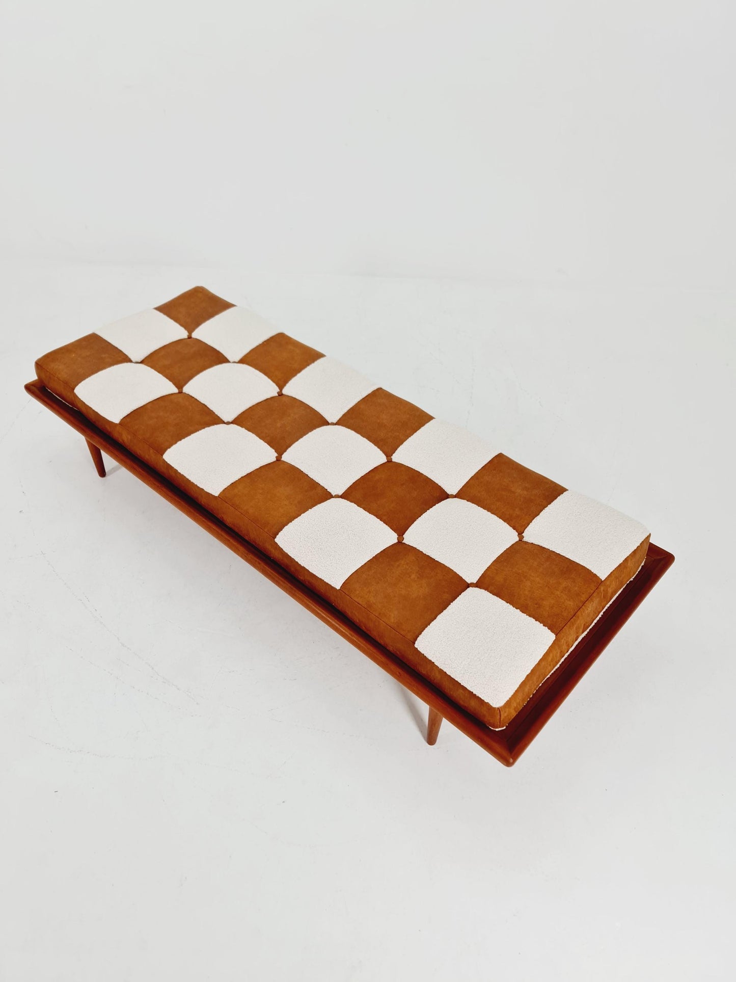 Midcentury Danish Daybed Teak wood by Peter Hvidt ,Orla Molgaard for France &Son Denmark ,1950s