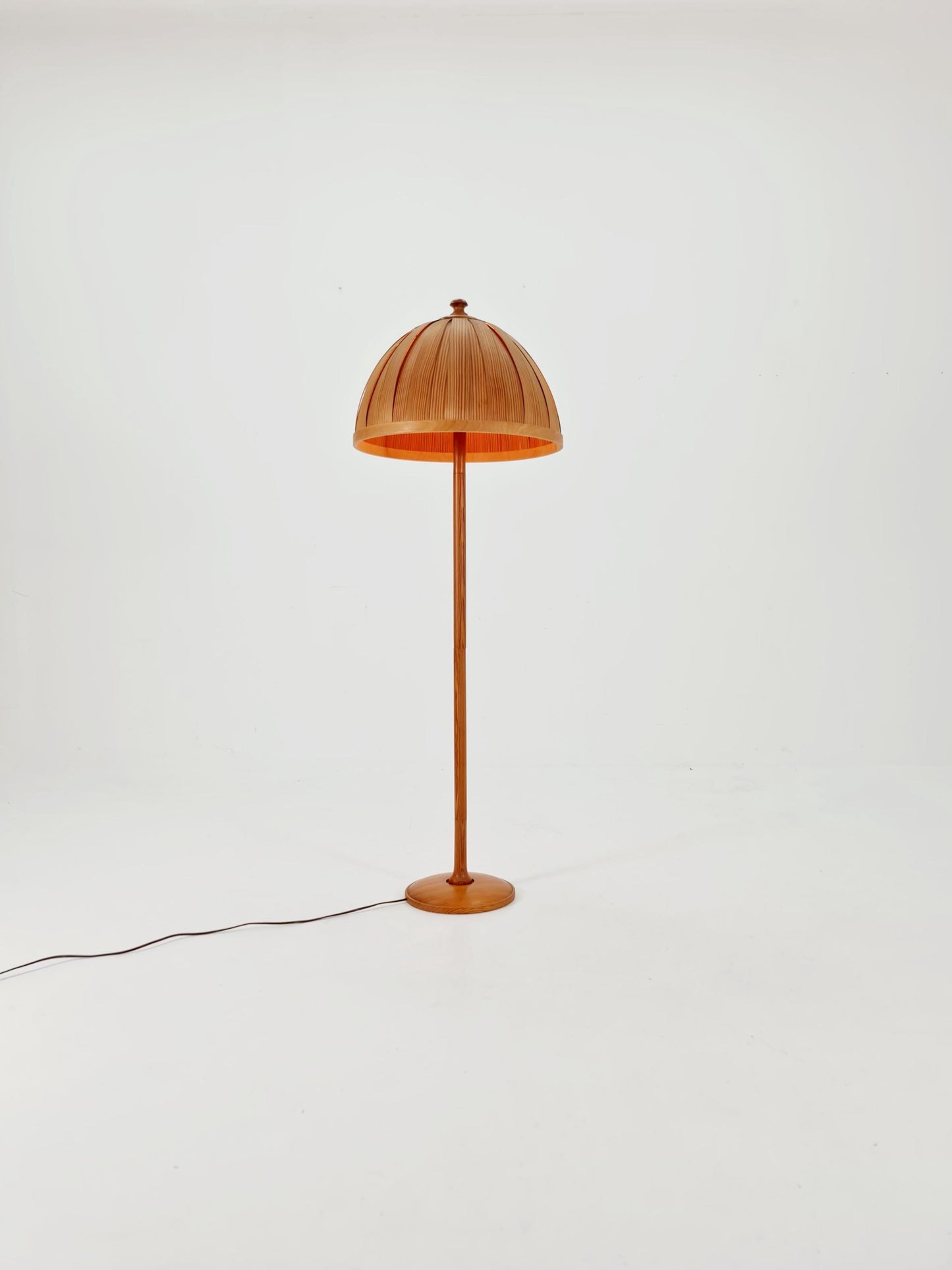Mid century Super rare Floor lamp by Solbackens svarveri ,Sweden , 1960s