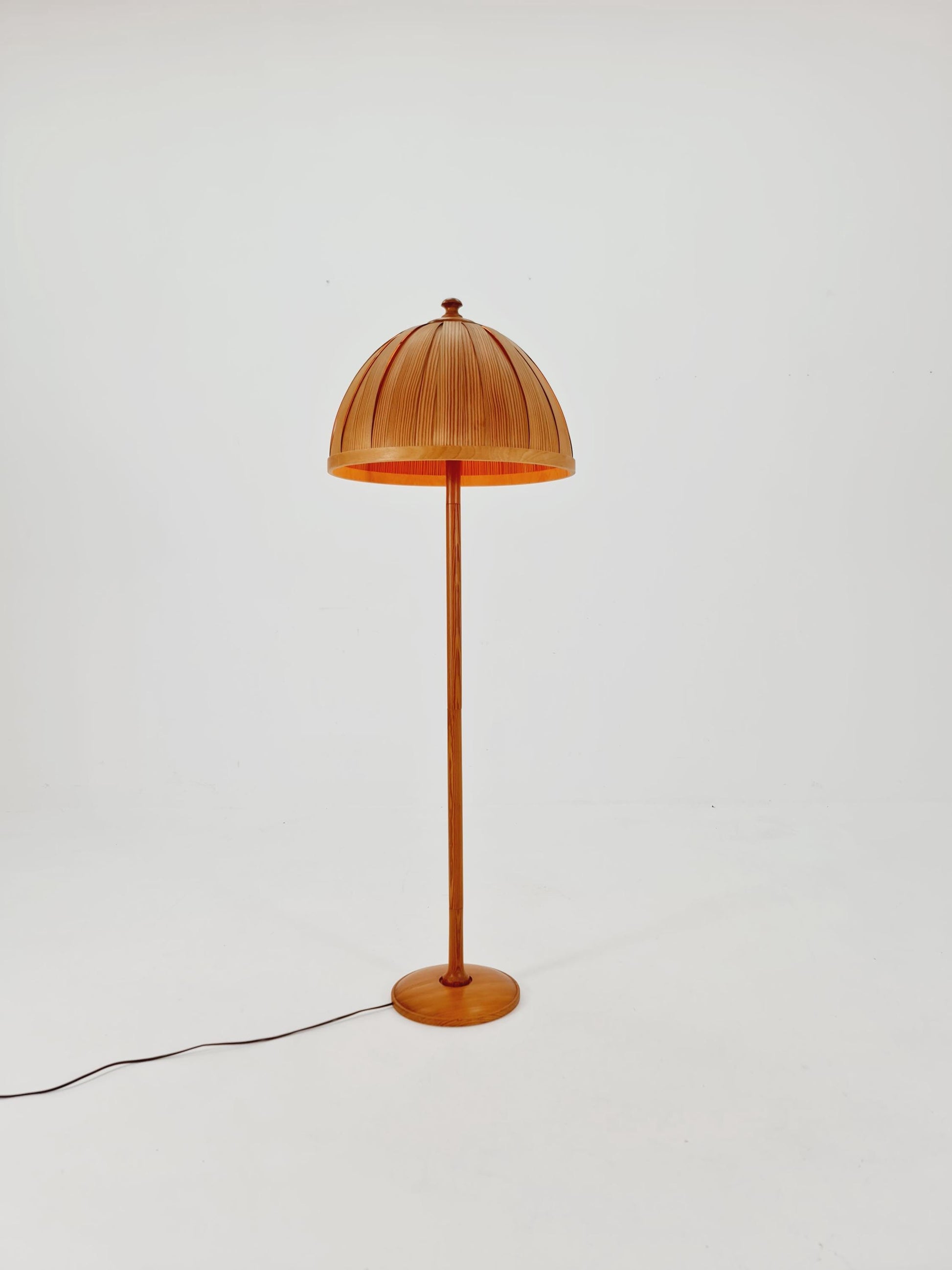 Mid century Super rare Floor lamp by Solbackens svarveri ,Sweden , 1960s