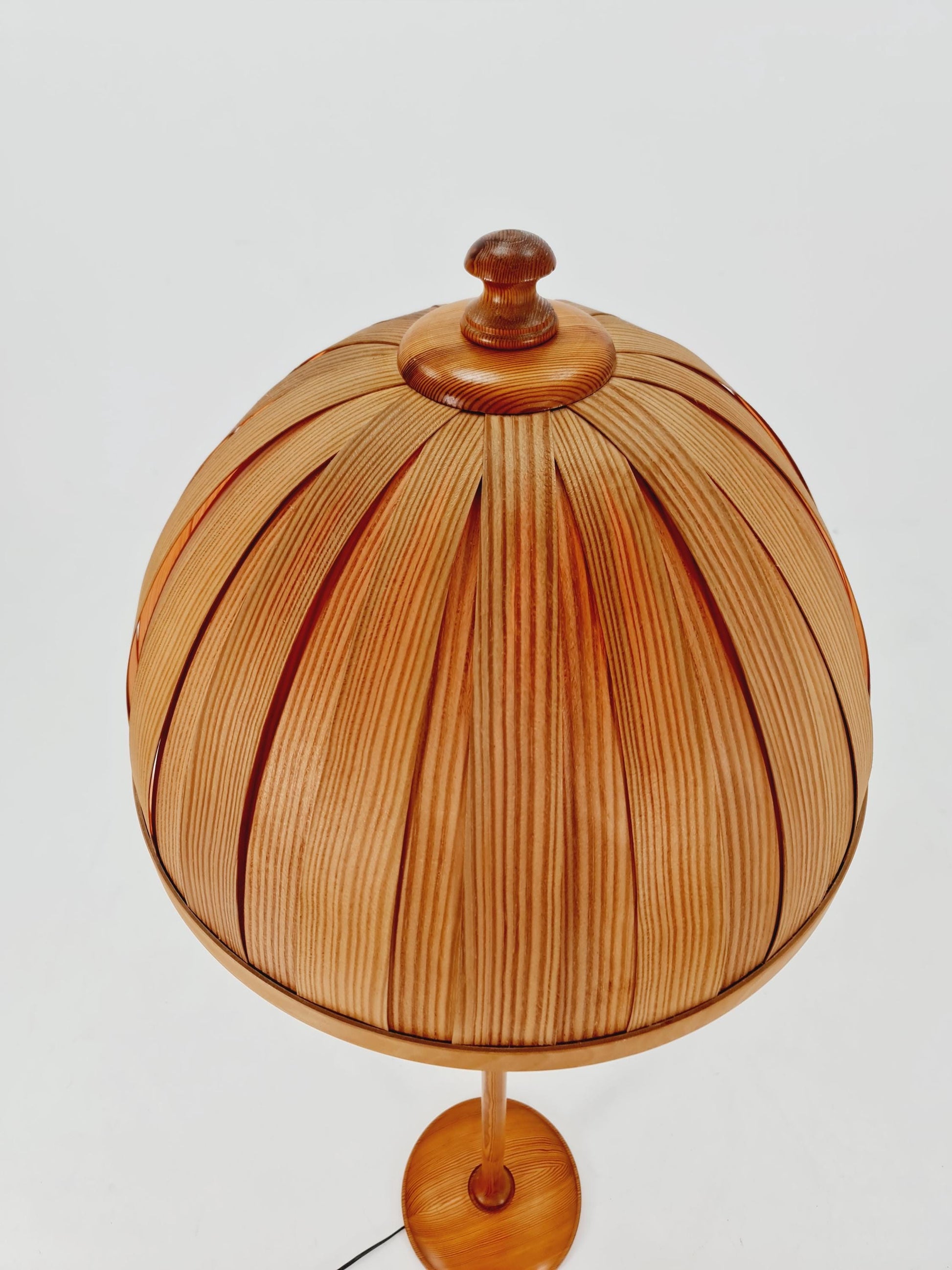 Mid century Super rare Floor lamp by Solbackens svarveri ,Sweden , 1960s