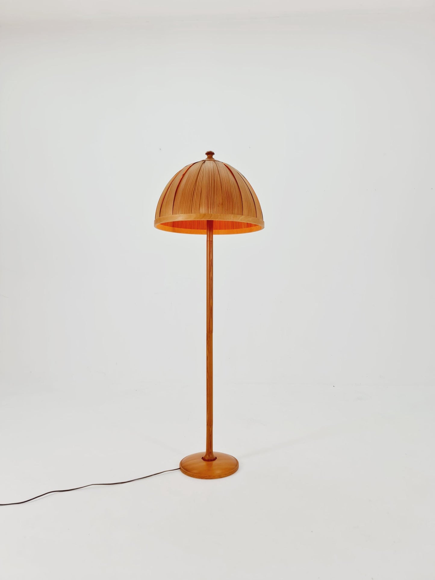 Mid century Super rare Floor lamp by Solbackens svarveri ,Sweden , 1960s