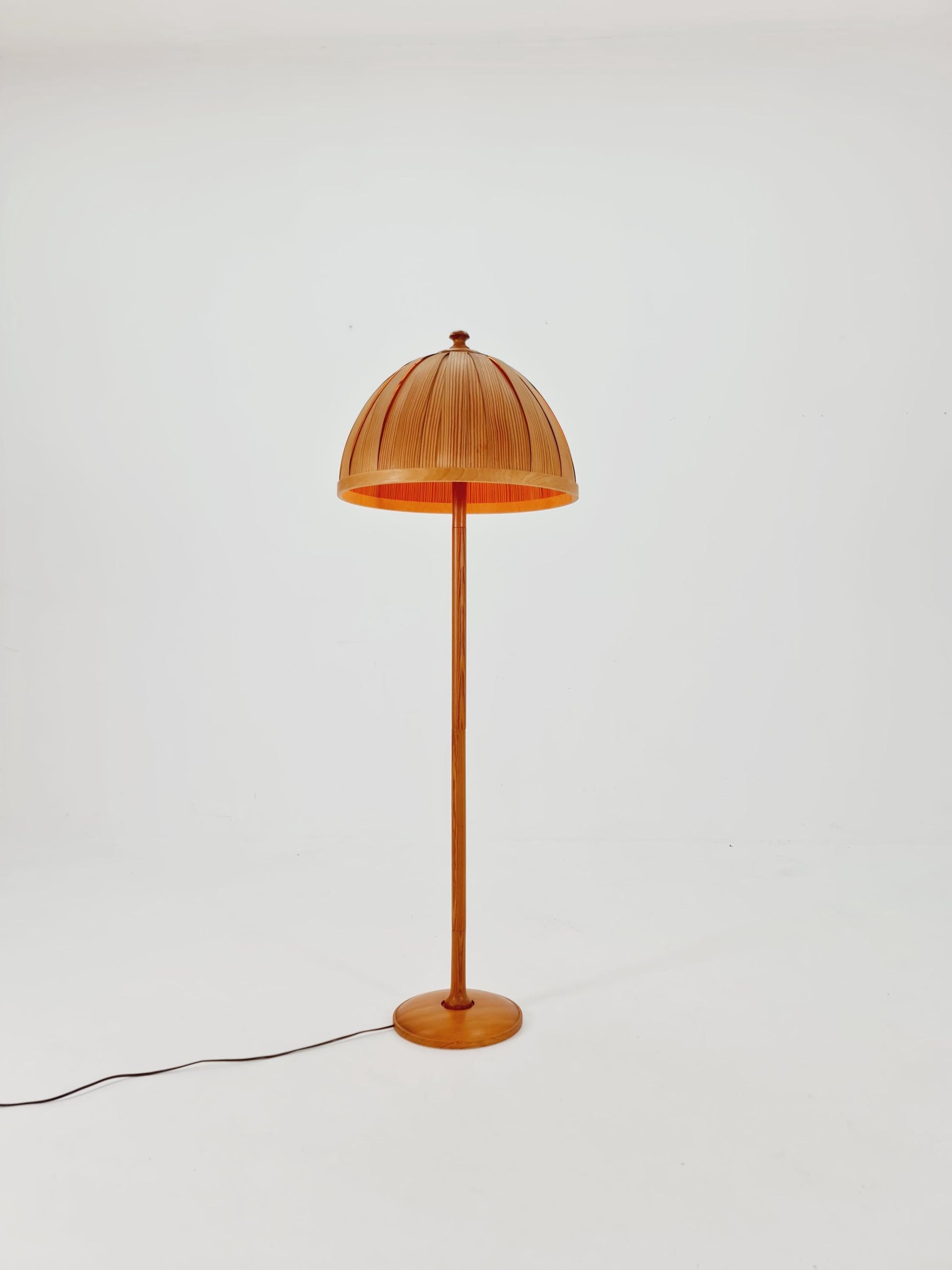 Mid century Super rare Floor lamp by Solbackens svarveri ,Sweden , 1960s