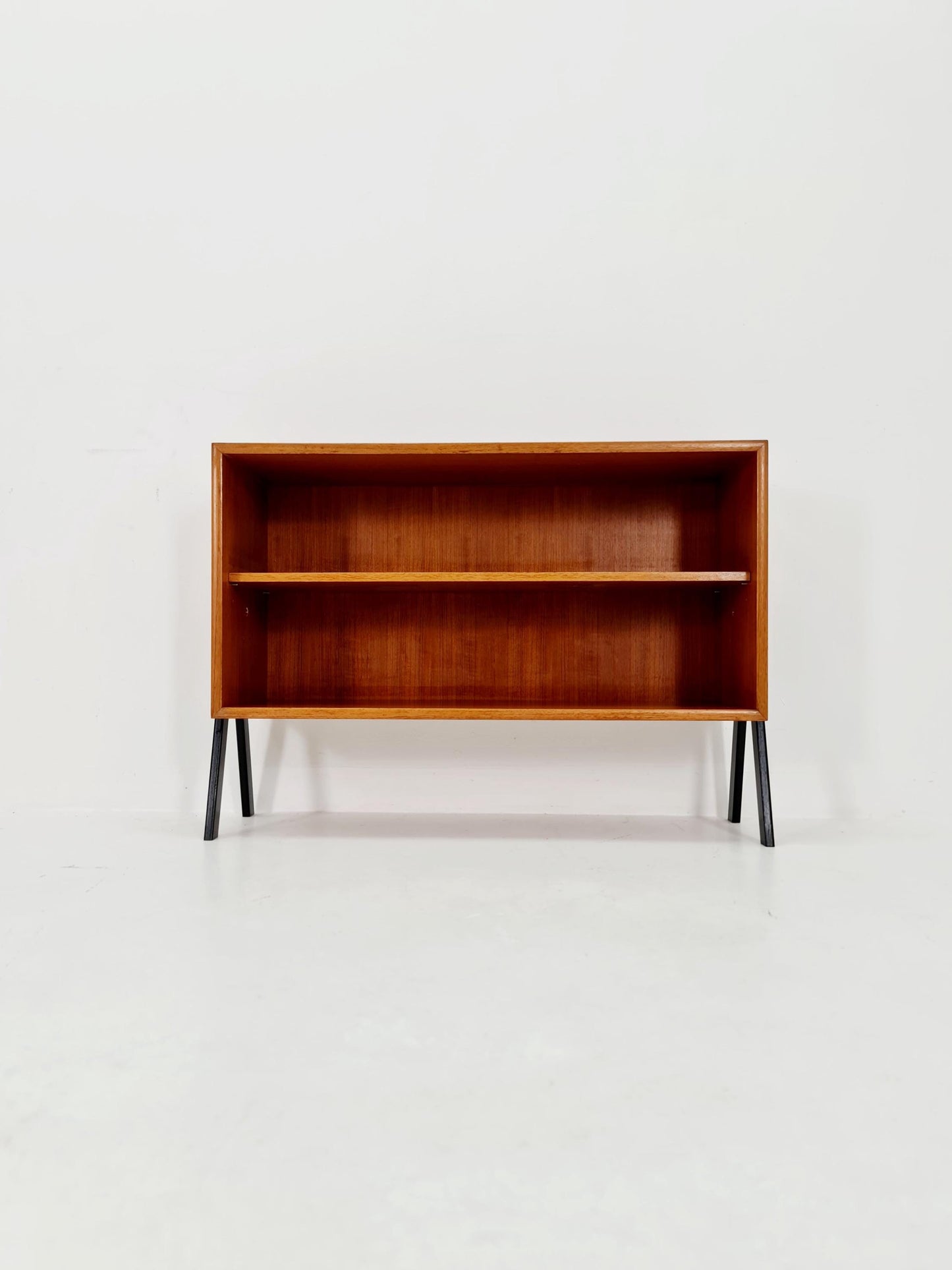 Vintage teak danish book case, 1960s