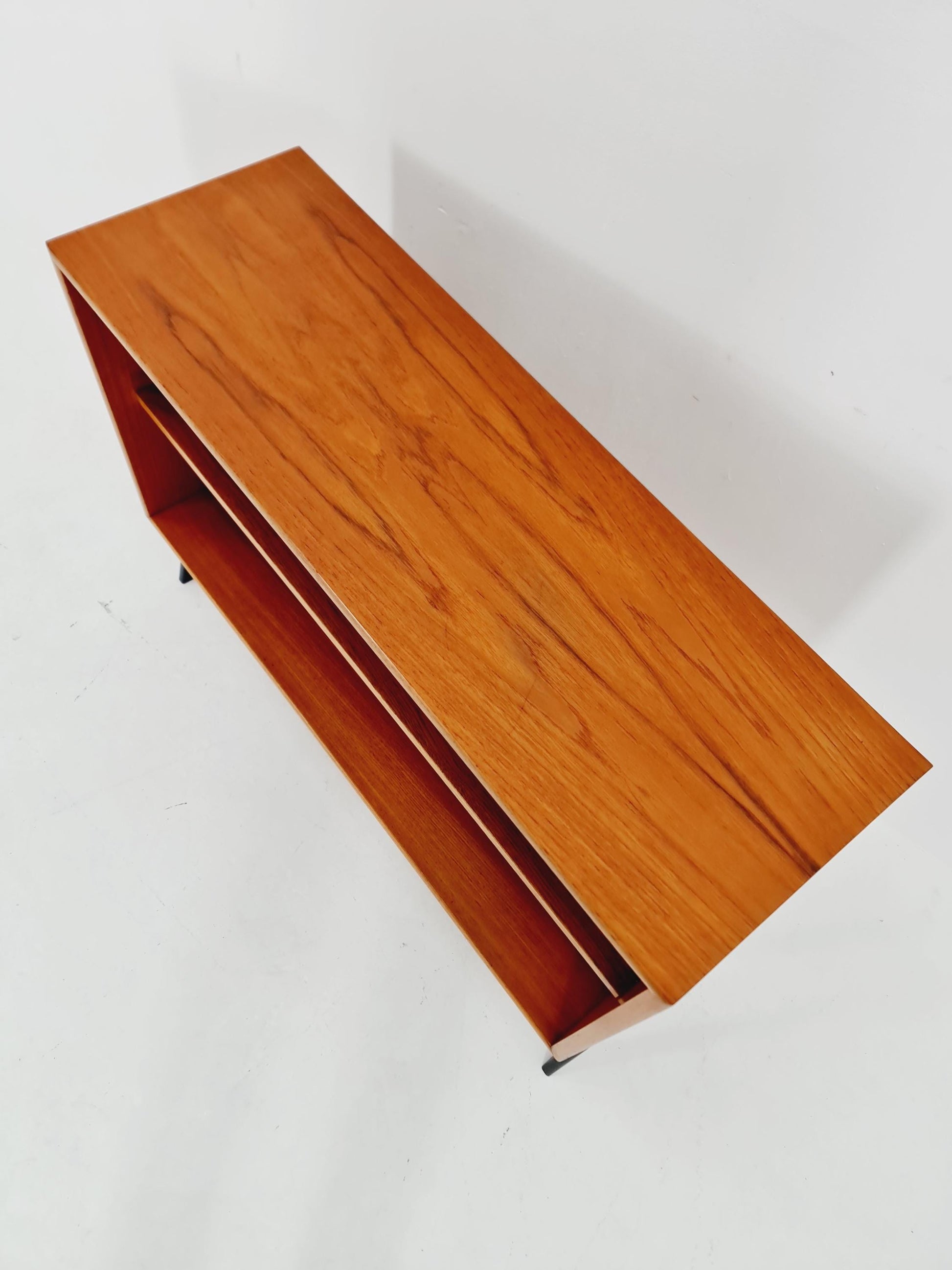 Vintage teak danish book case, 1960s