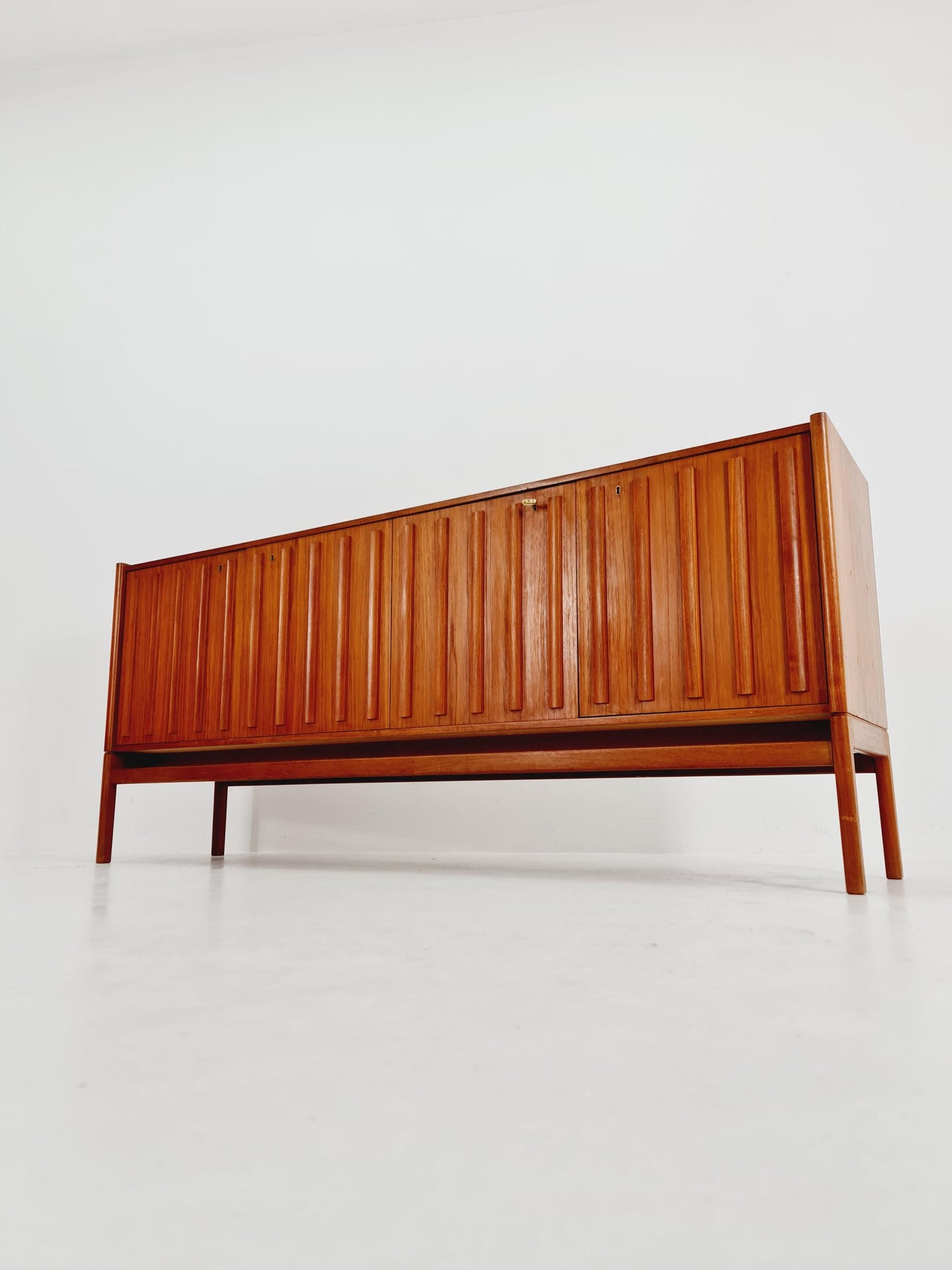 Rare Vintage Mid century Danish Sideboard by Arne Halvorsen for L.jacobsen Norawy , 1960s