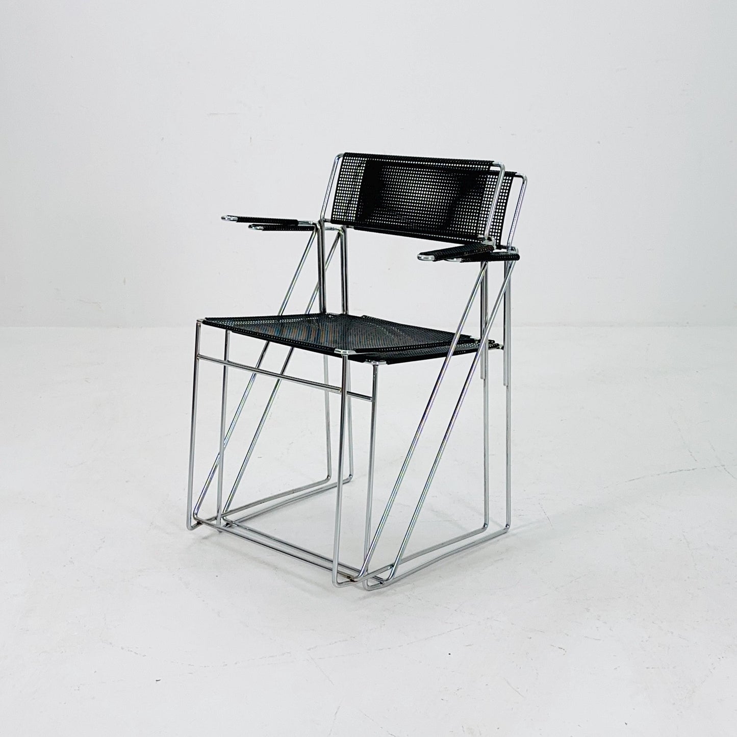 Set of 2 X-Line Armchairs by Niels Jørgen Haugesen for Hybodan AS, 1970s