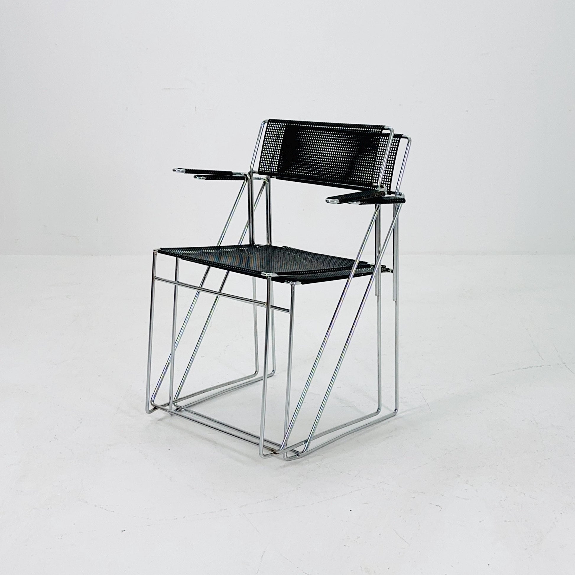 Set of 2 X-Line Armchairs by Niels Jørgen Haugesen for Hybodan AS, 1970s