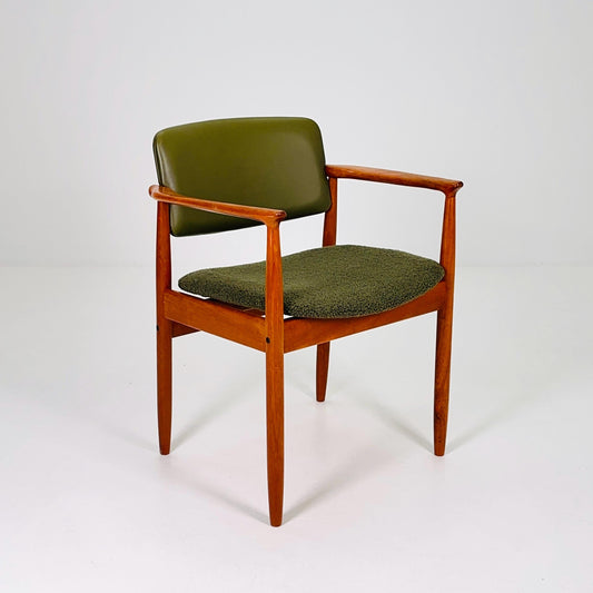 Mid Century Danish Teak Armchair by P. E. Jørgensen for Farso Stolefabrik, 1960s Denmark