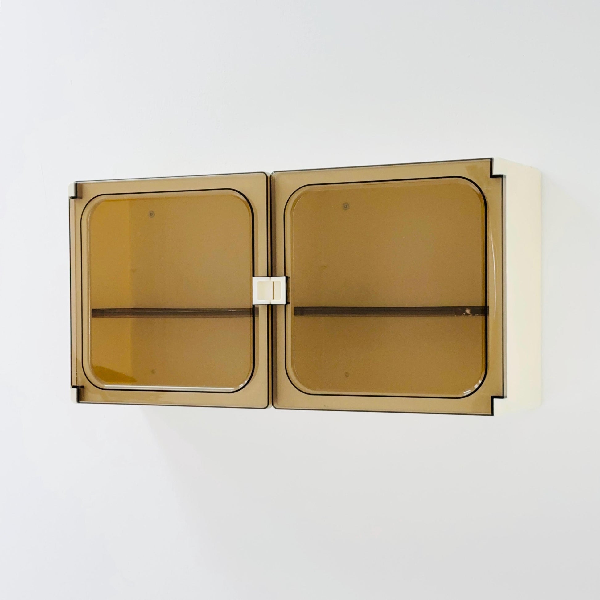 Set of 2 Space Age Wall Cabinets, Bathroom Medicine Cabinets, 1970s