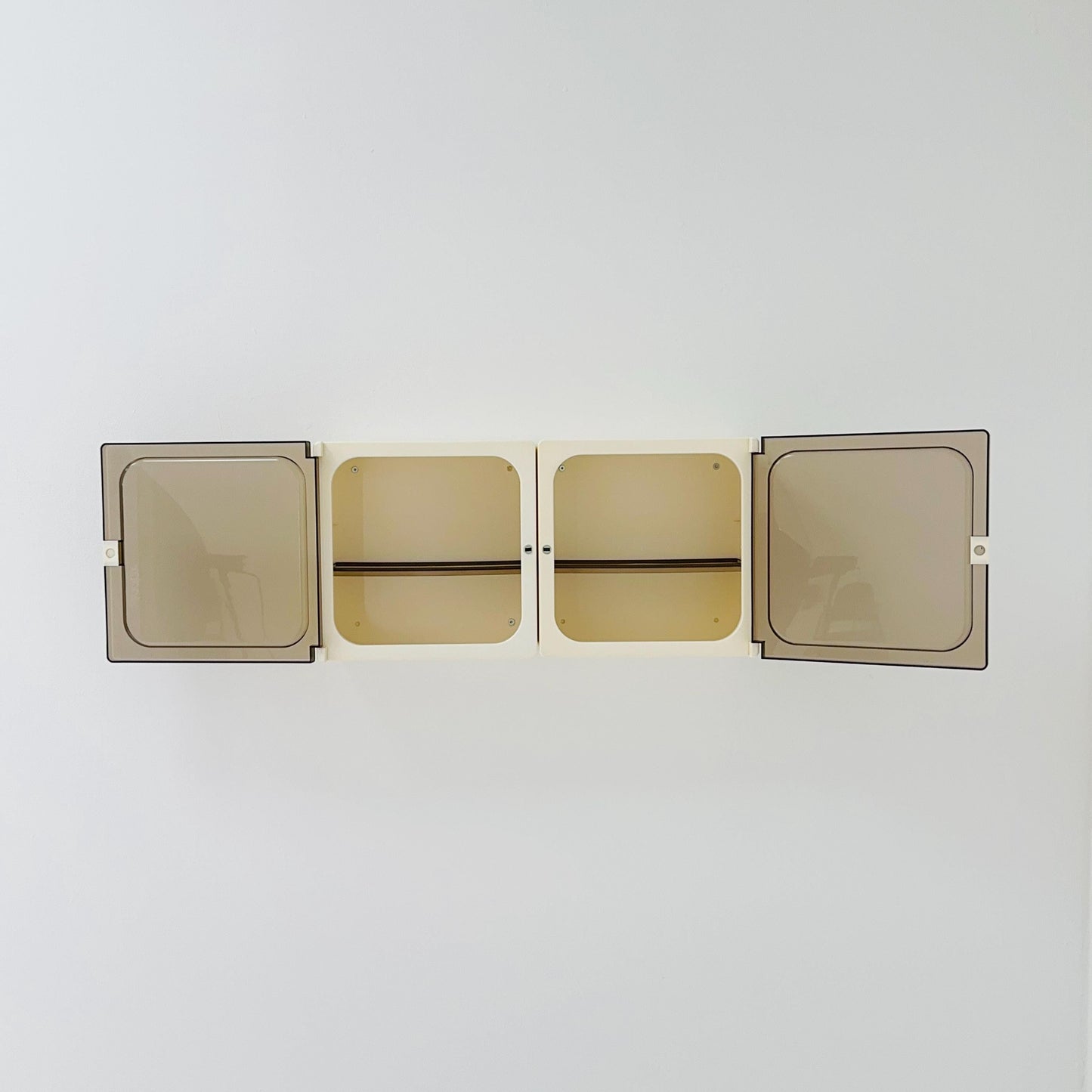 Set of 2 Space Age Wall Cabinets, Bathroom Medicine Cabinets, 1970s