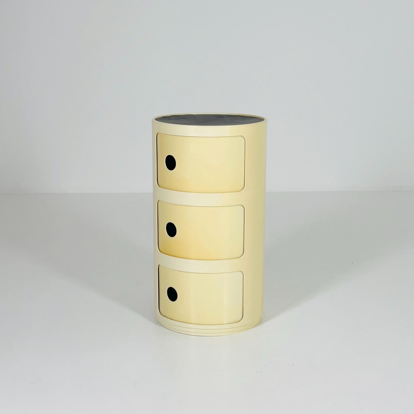 Mid century Anna Castelli Ferrieri Roll Container for Kartell, Model 4965-6-7 – 3-Tier Storage Unit Italy 1970s