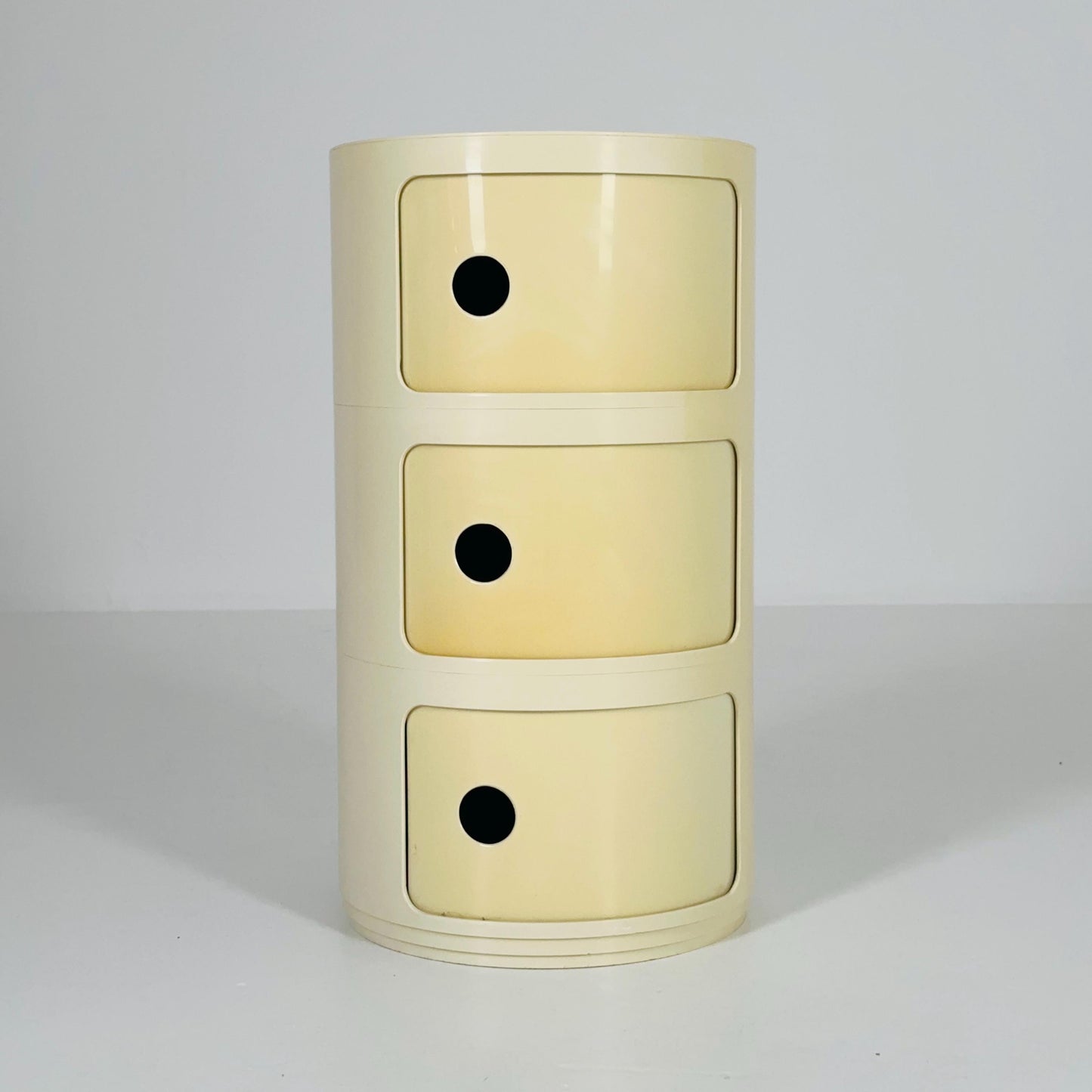 Mid century Anna Castelli Ferrieri Roll Container for Kartell, Model 4965-6-7 – 3-Tier Storage Unit Italy 1970s