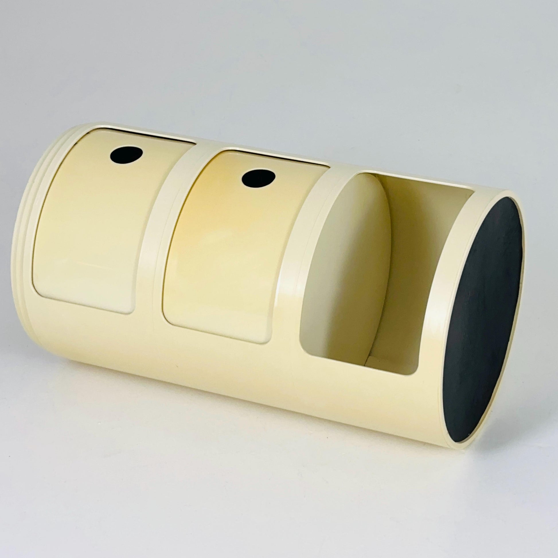 Mid century Anna Castelli Ferrieri Roll Container for Kartell, Model 4965-6-7 – 3-Tier Storage Unit Italy 1970s