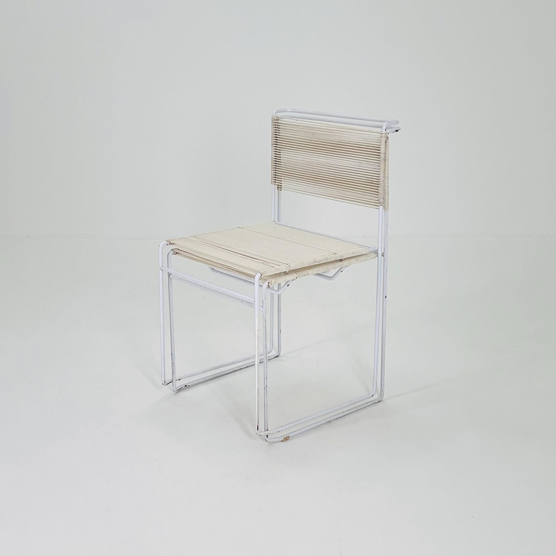 Set of 2 Giandomenico Belotti “Spaghetti” Chairs for Fly Line, Italy, 1970s