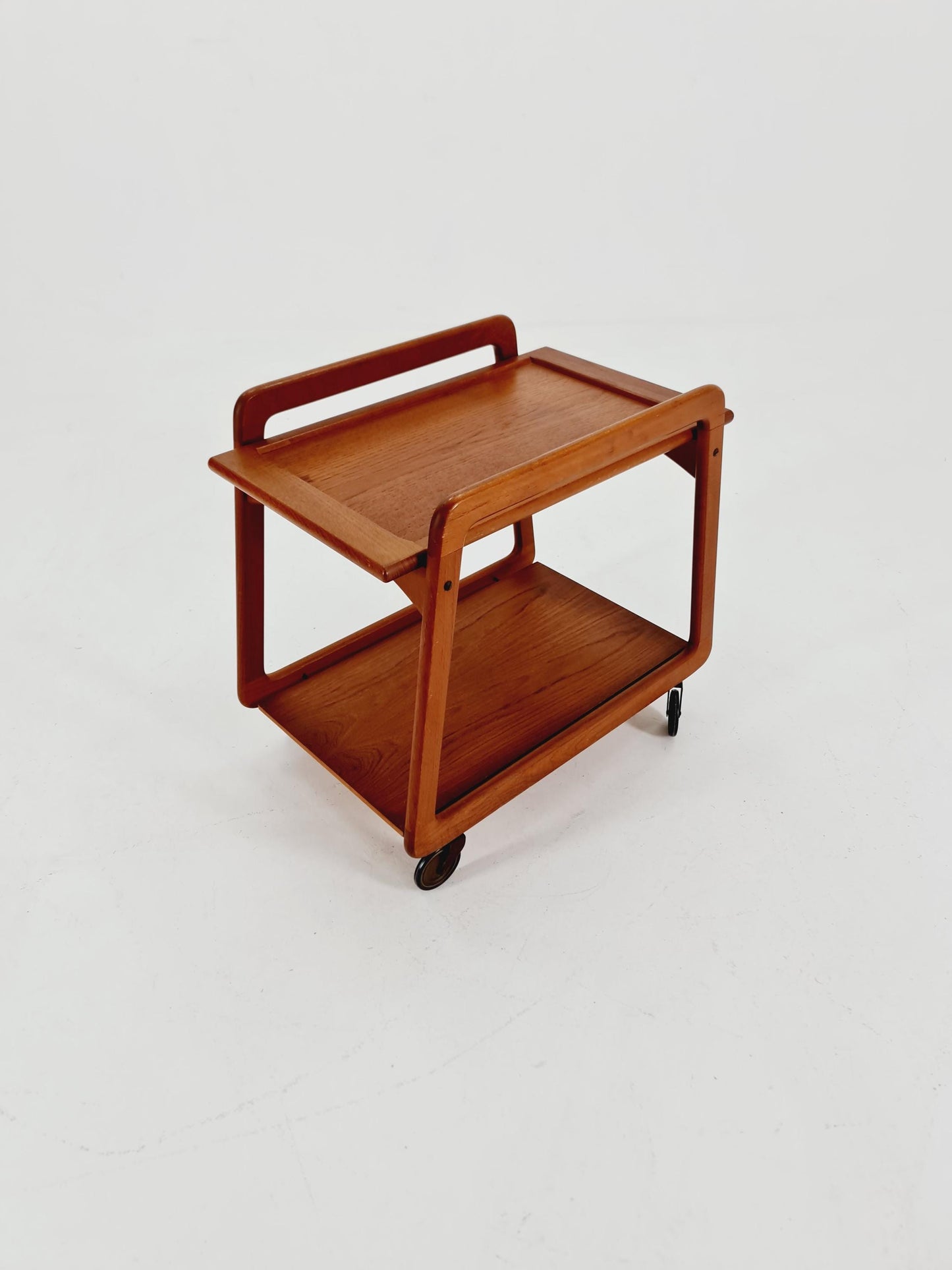 Vintage mid century danish trolley in solid teak/ bar cart By SIKA Mobler , 1960s