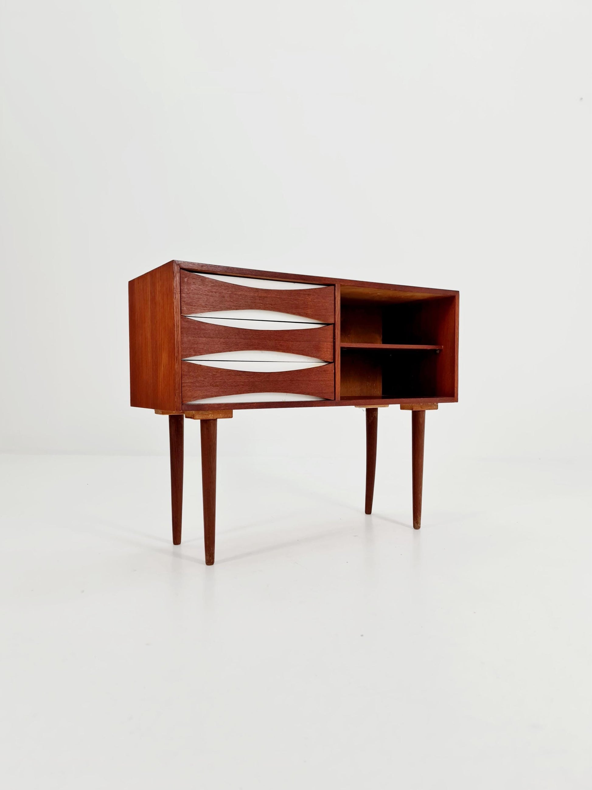 Rare Vintage Danish teak cabinet sideboard , 1960s
