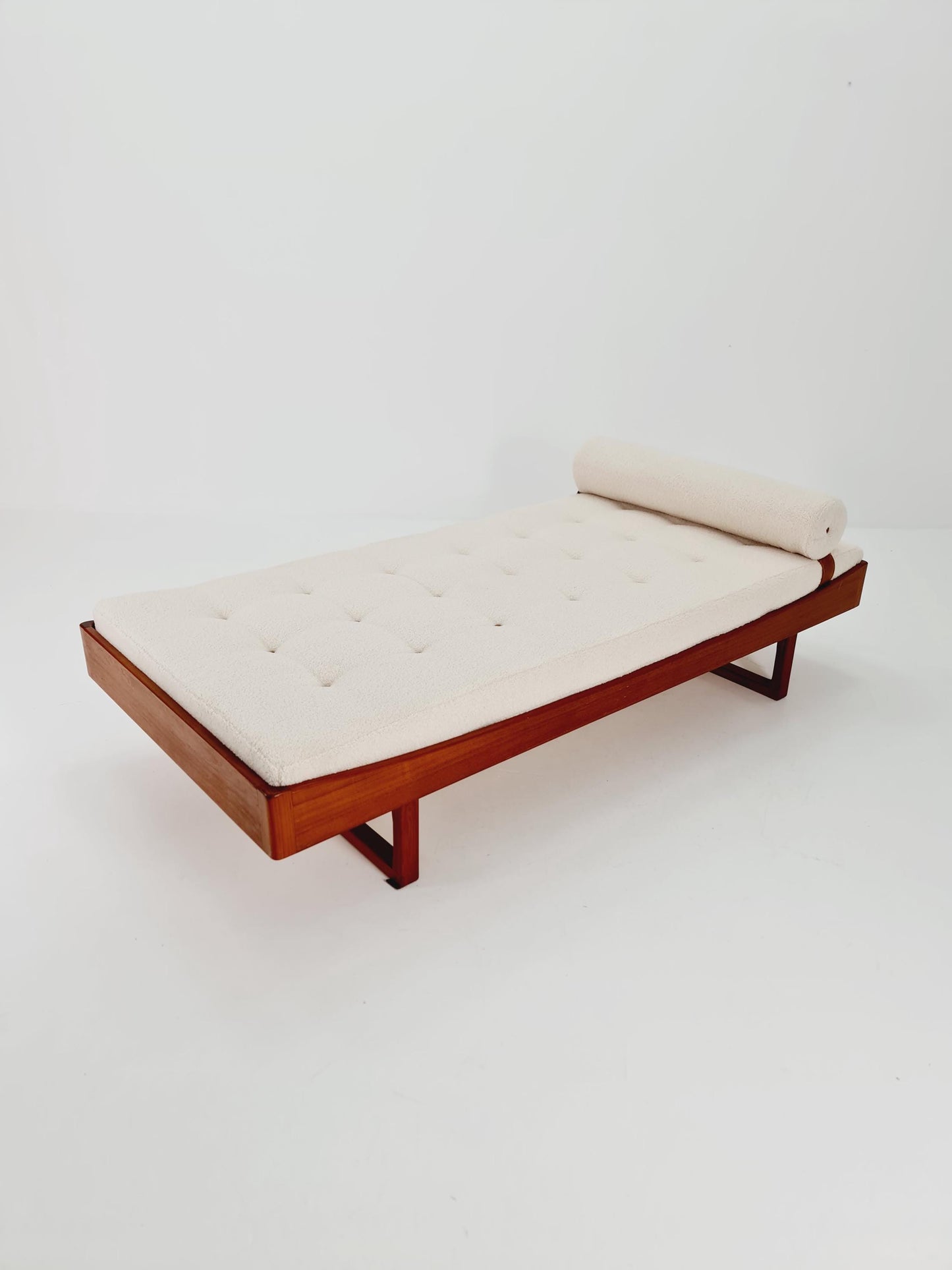 Rare Midcentury Danish Daybed Teak wood by Bernhard Pederson & Son Denmark ,1950s