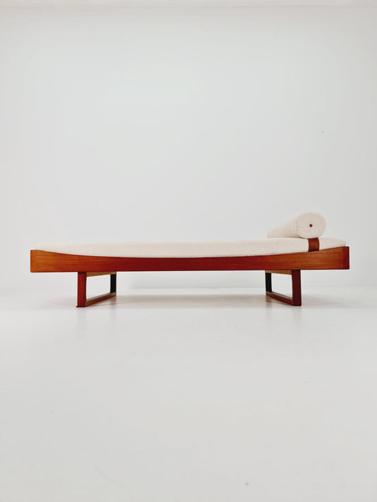 Rare Midcentury Danish Daybed Teak wood by Bernhard Pederson & Son Denmark ,1950s