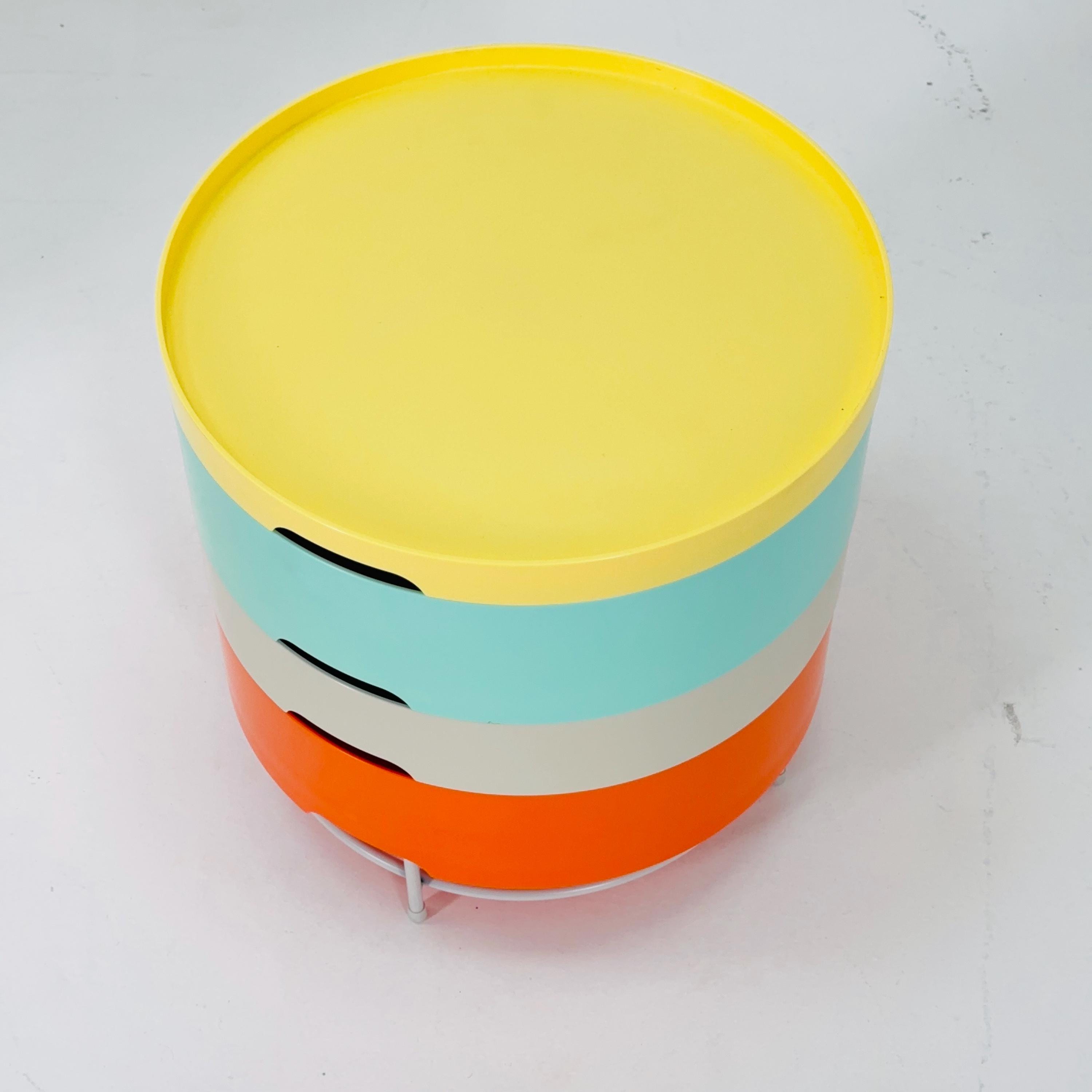 Ikea vintage spaceage modern storage -side table by Richards Brill