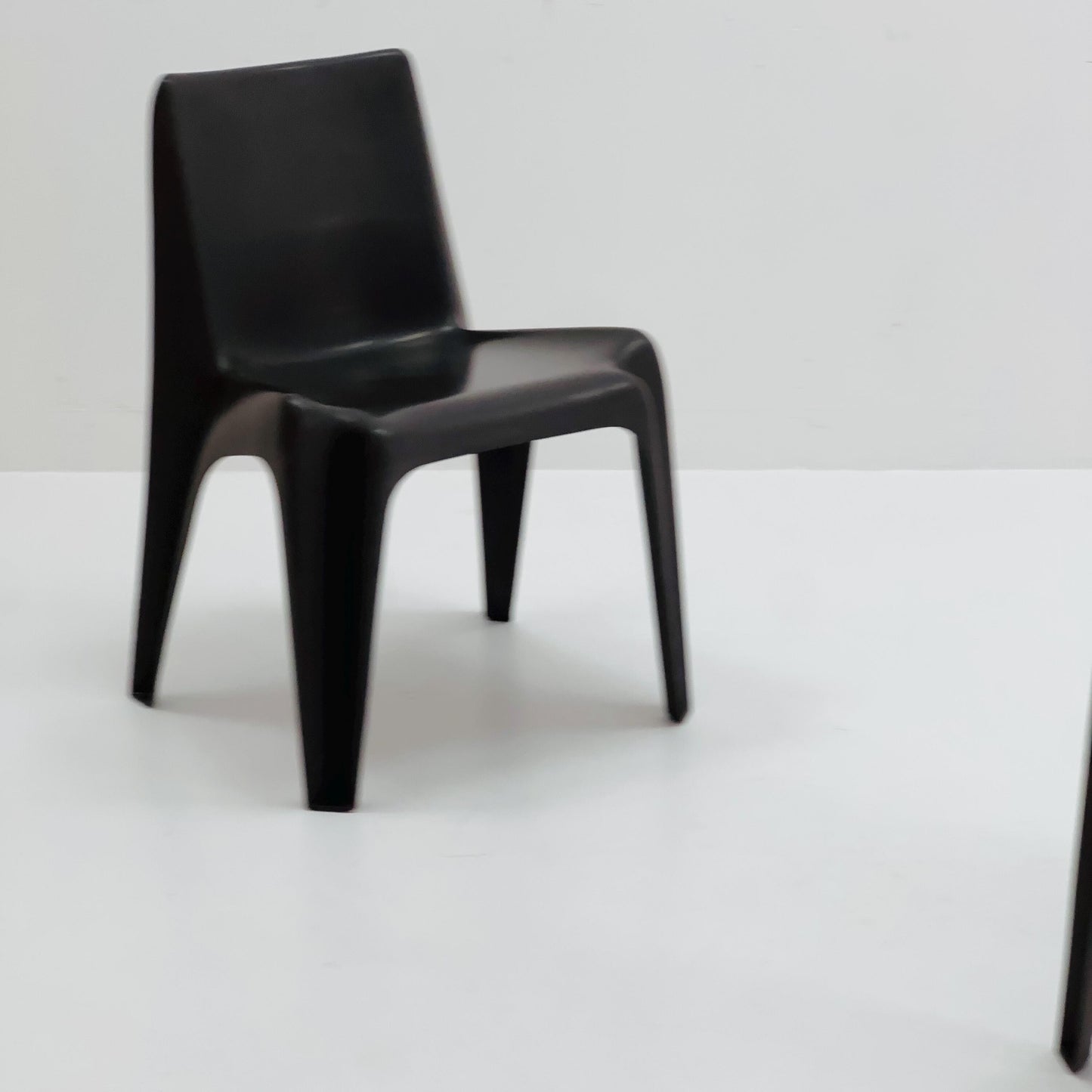 Space age Set of 2 brown Dining chairs Bofinger BA1171 chair by Helmut Bätzner,1970 Germany