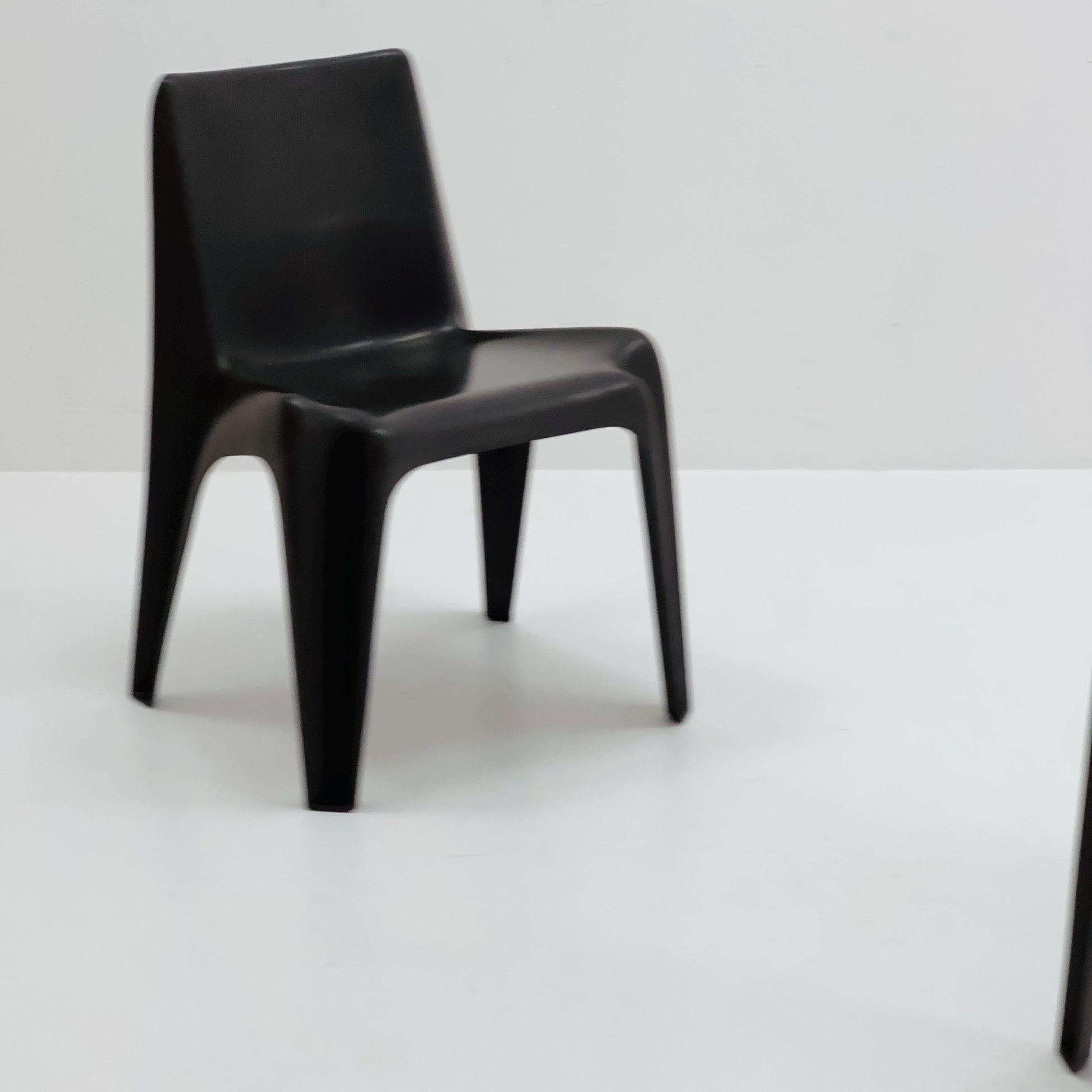Space age Set of 2 brown Dining chairs Bofinger BA1171 chair by Helmut Bätzner,1970 Germany