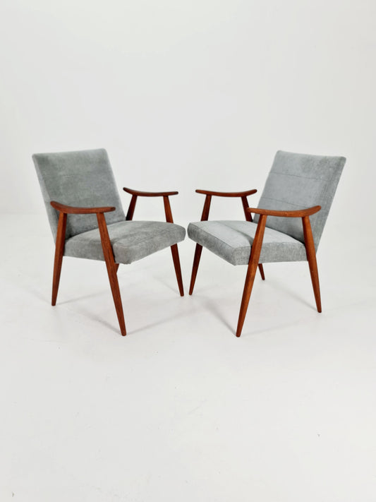1 of 2 Rare Midcentury German club lounge chairs , 1950 s