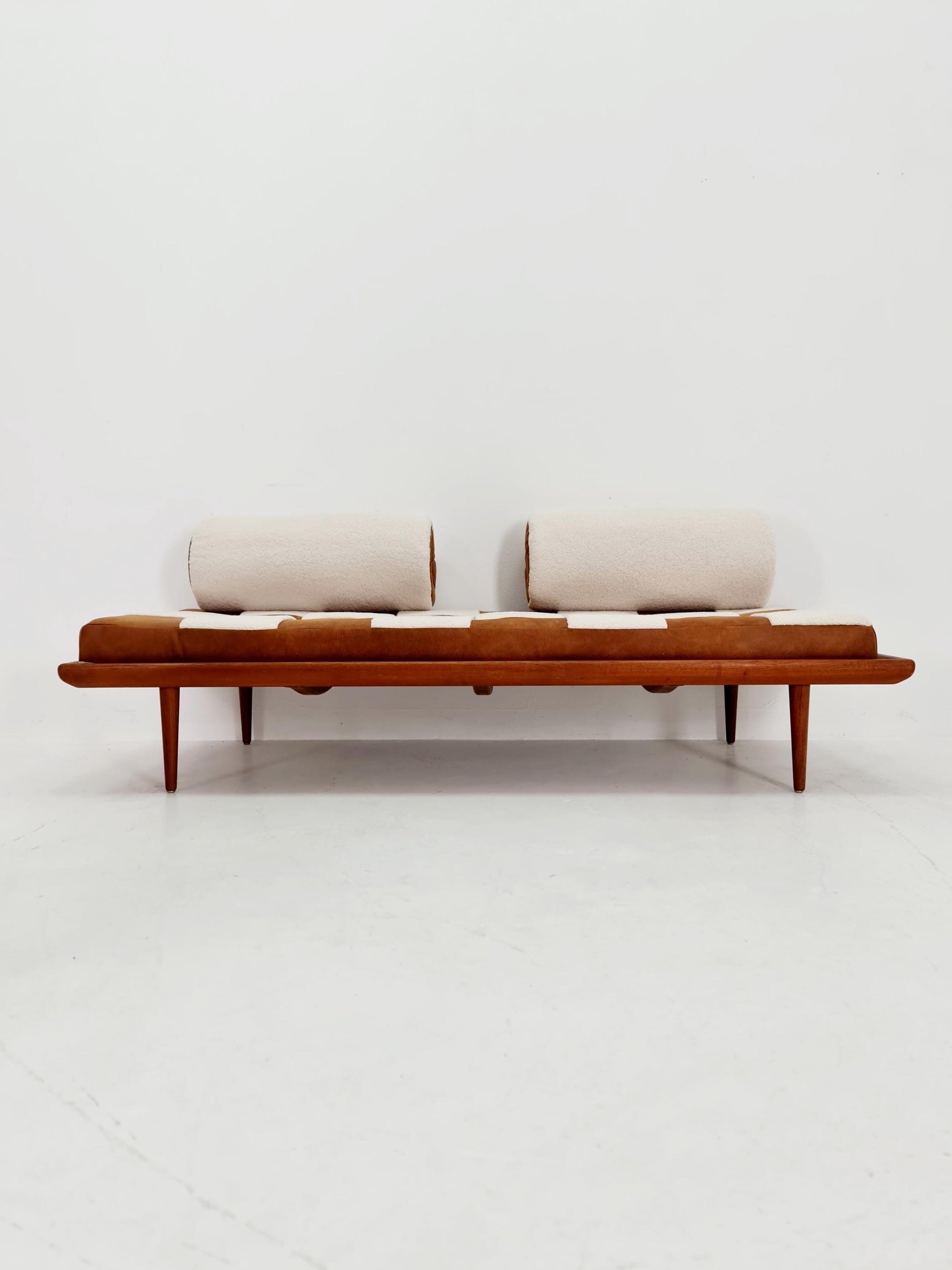 Midcentury Danish Daybed Teak wood by Peter Hvidt ,Orla Molgaard for France &Son Denmark ,1950s
