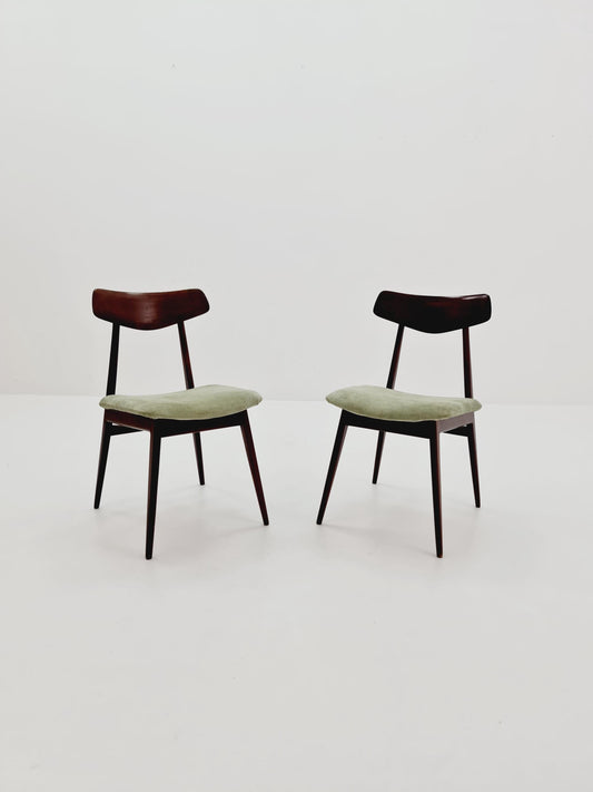 Danish teak dining chairs By Habeo , 1960s, set of 2