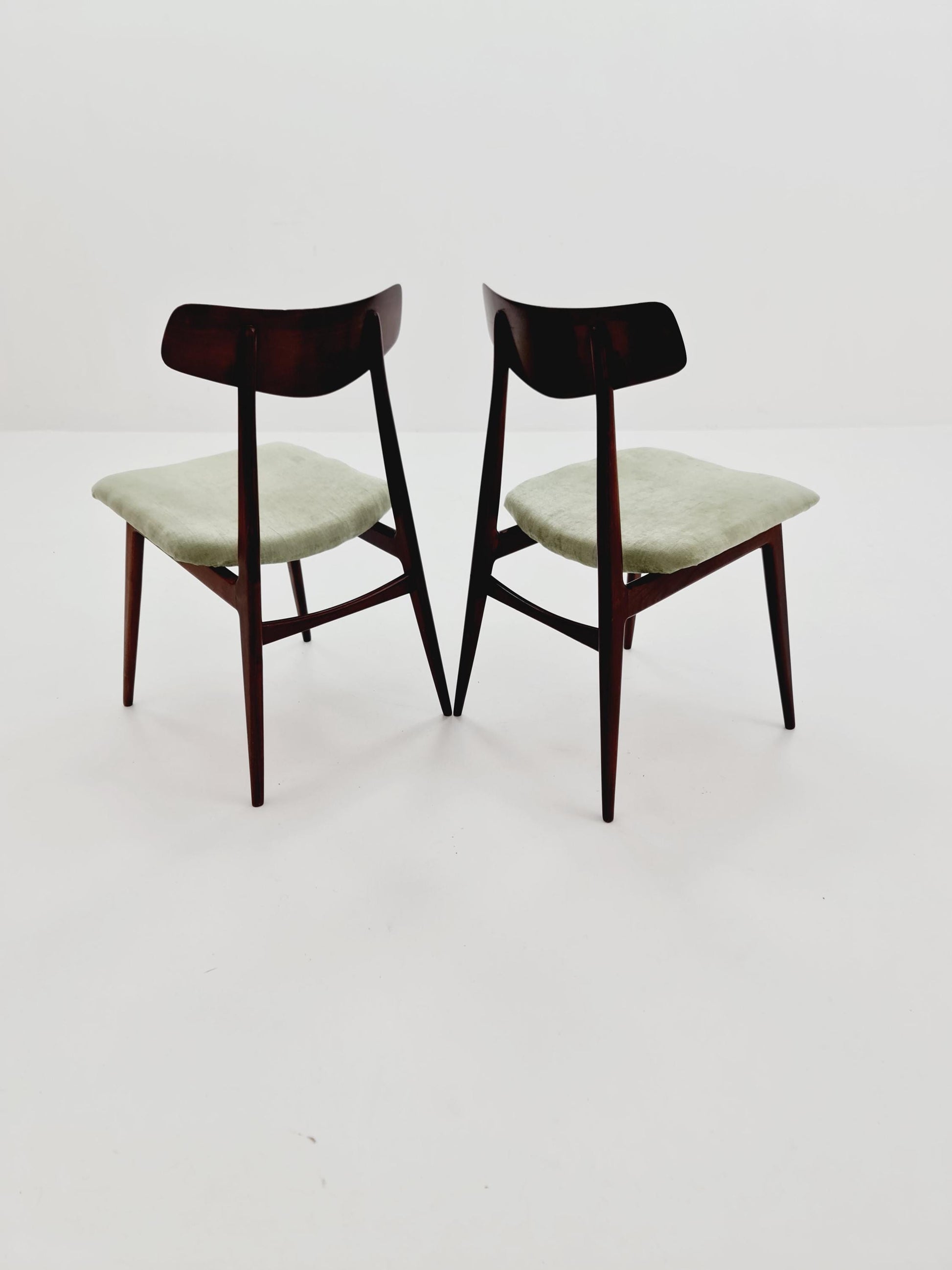 Danish teak dining chairs By Habeo , 1960s, set of 2