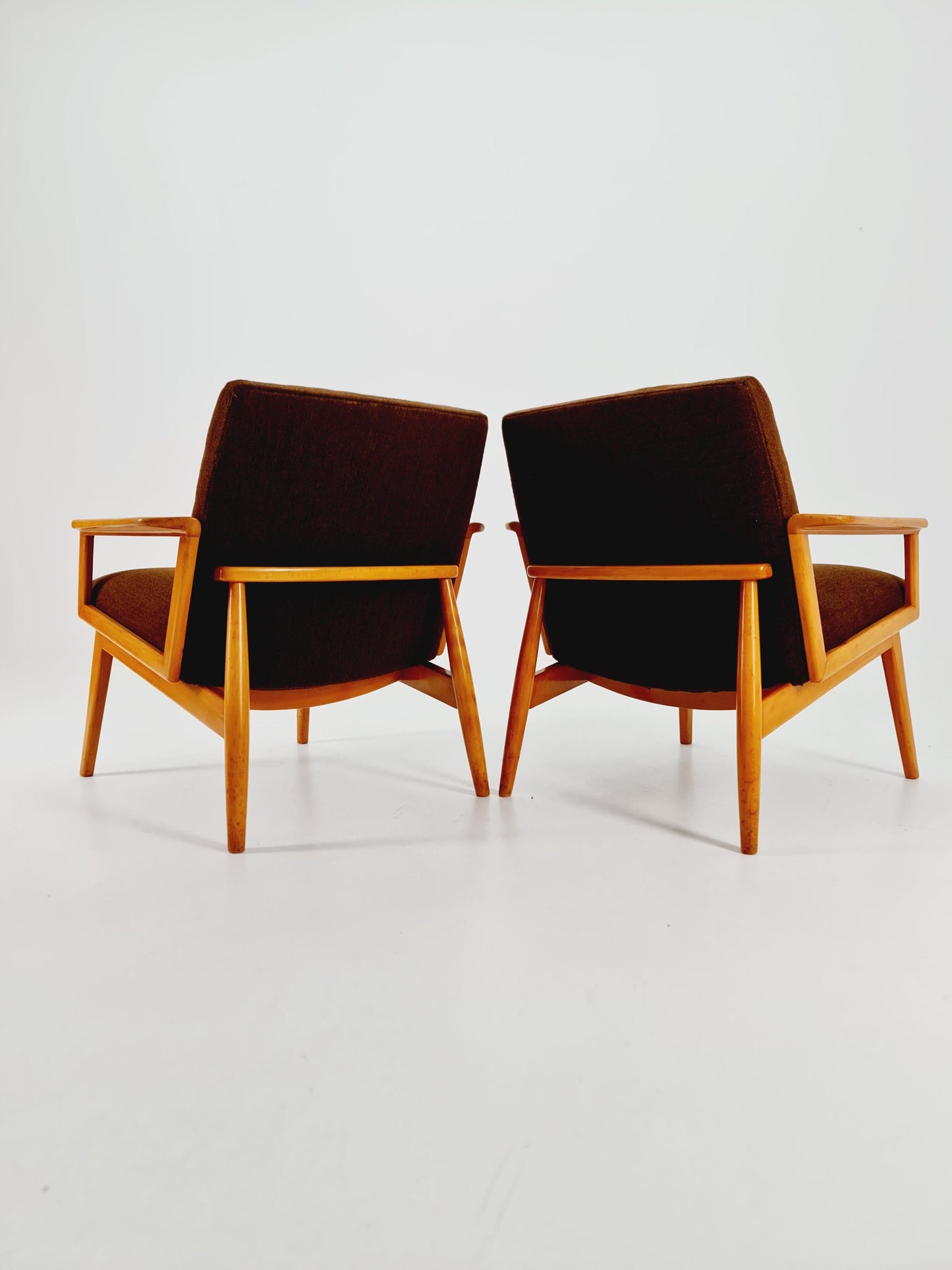 Mid-century pair of German lounge armchair, 1960s
