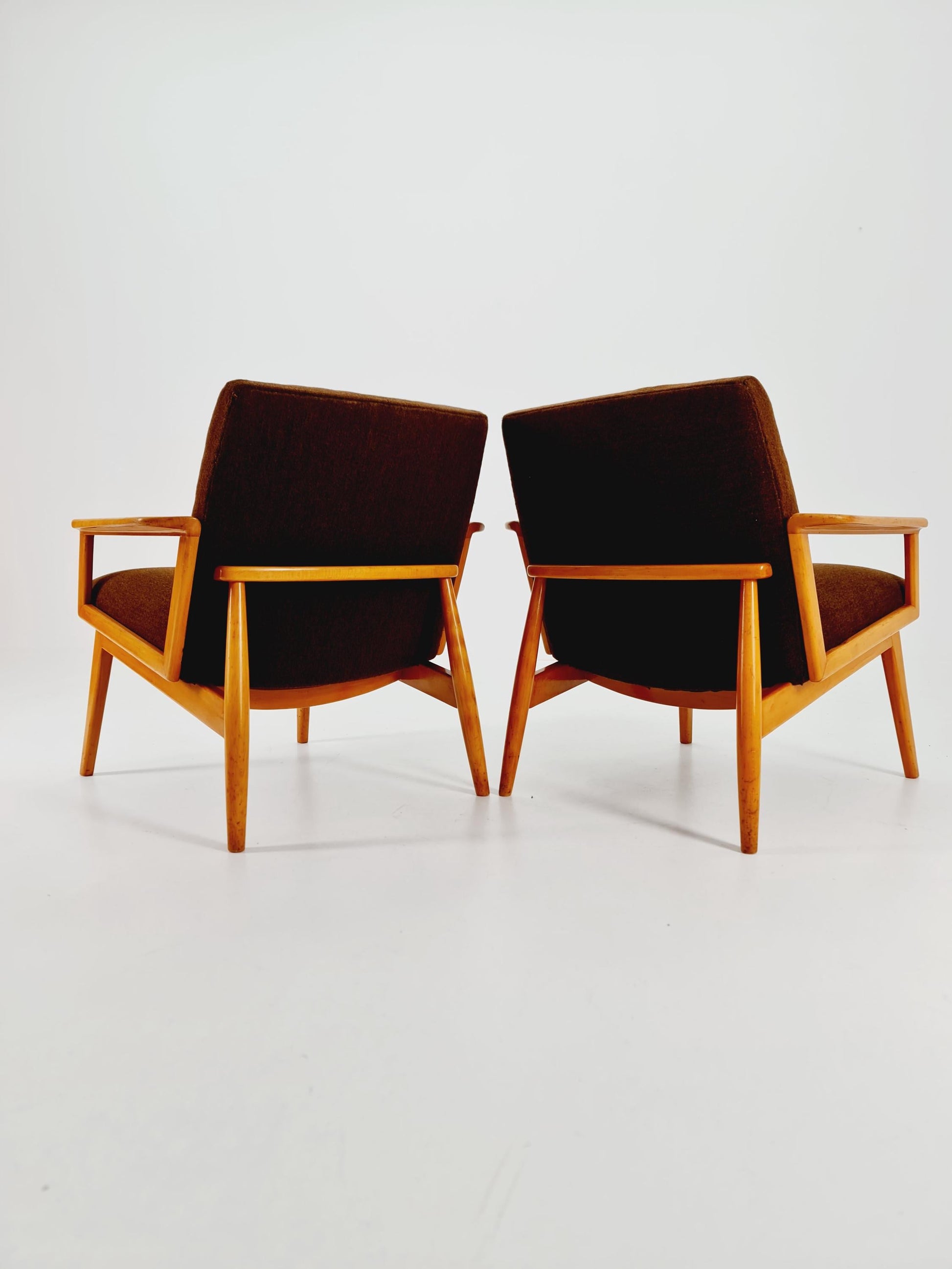 Mid-century pair of German lounge armchair, 1960s