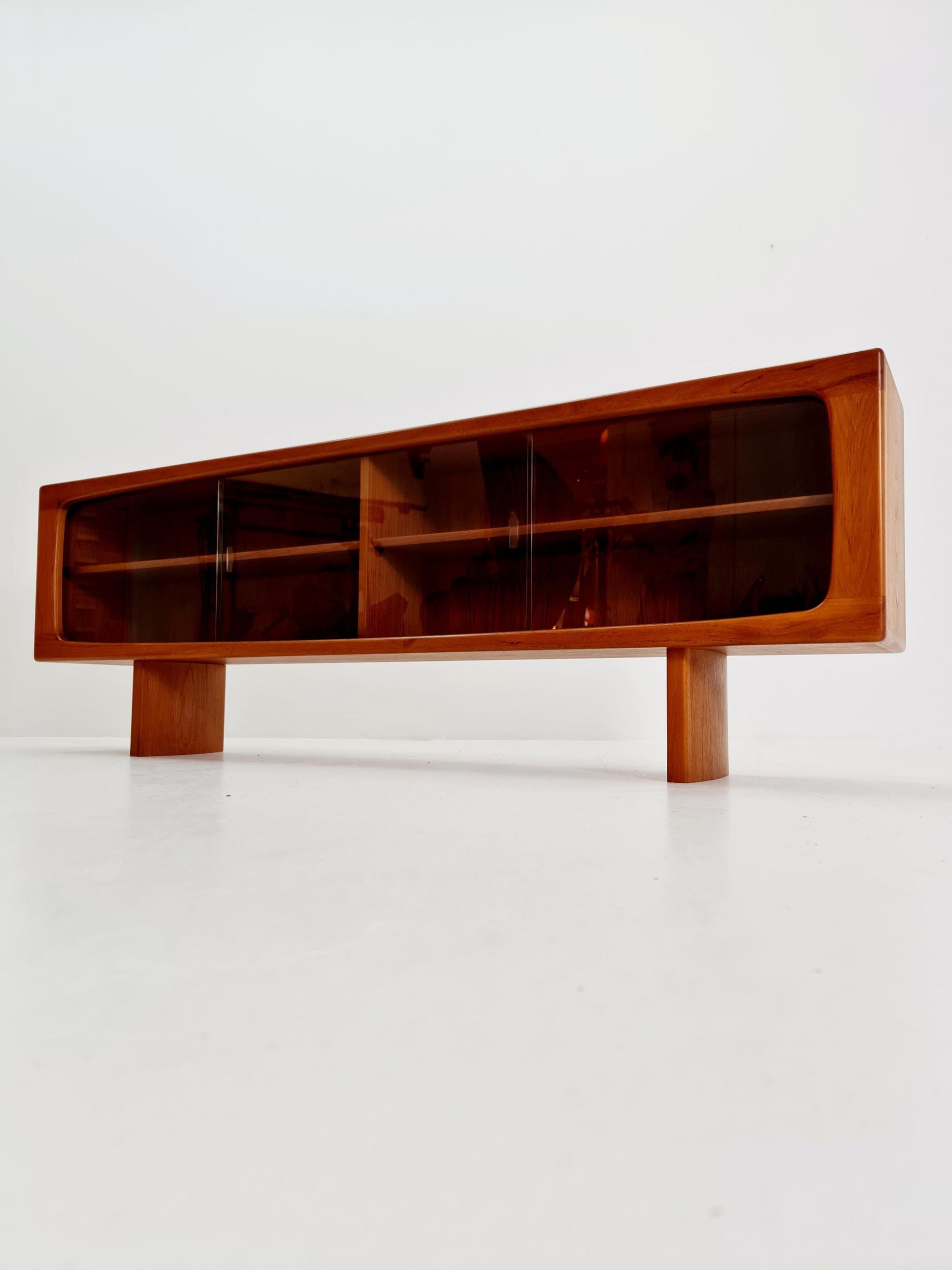 Vintage Mid century Danish Sideboard Showcase by Silkborg Møbler, Denmark, 1960s