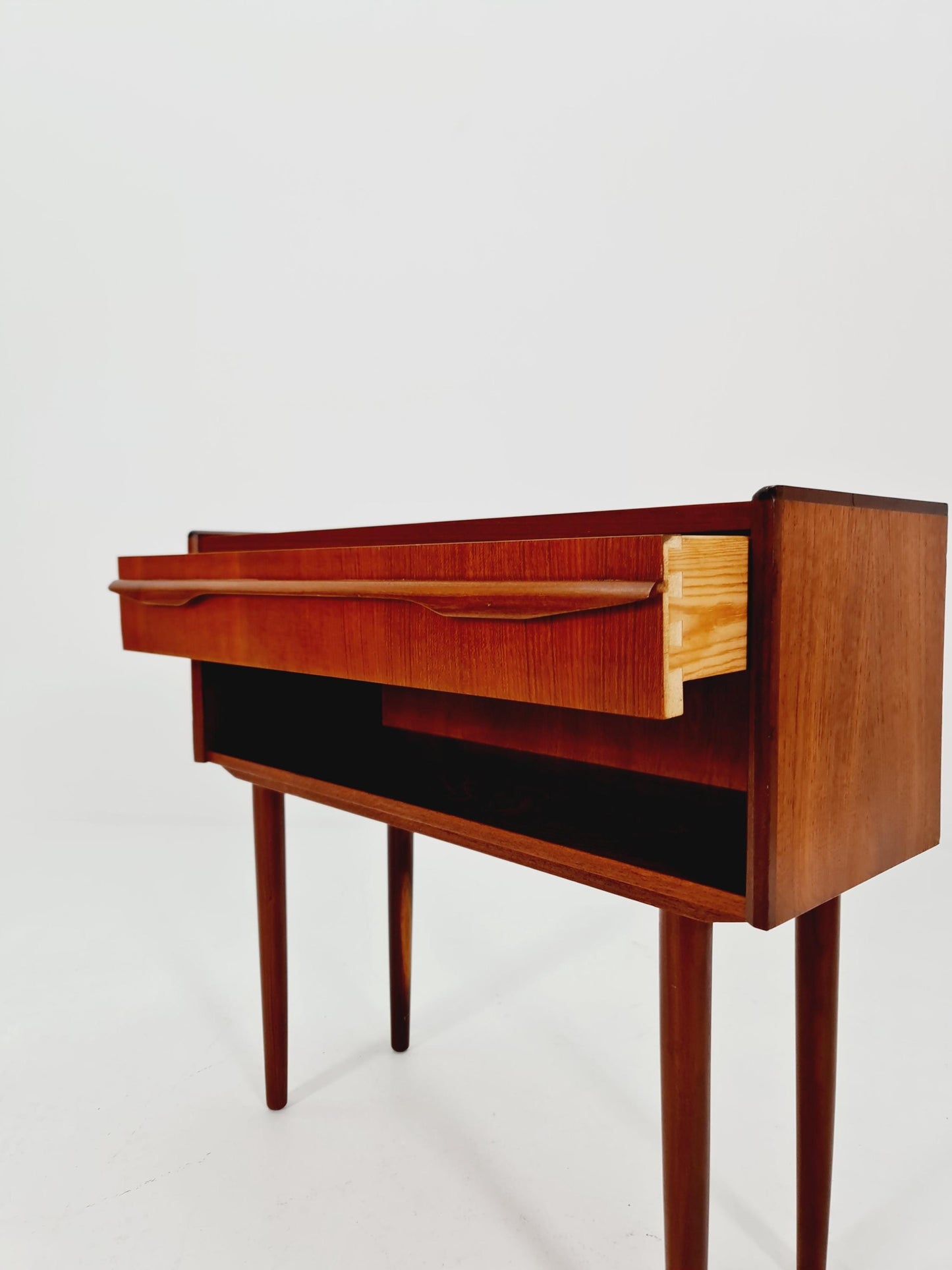 Midcentury Danish teak vintage Side table/ Bedside table/ Night stand, 1960s