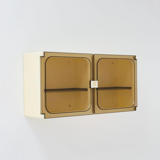 Set of 2 Space Age Wall Cabinets, Bathroom Medicine Cabinets, 1970s
