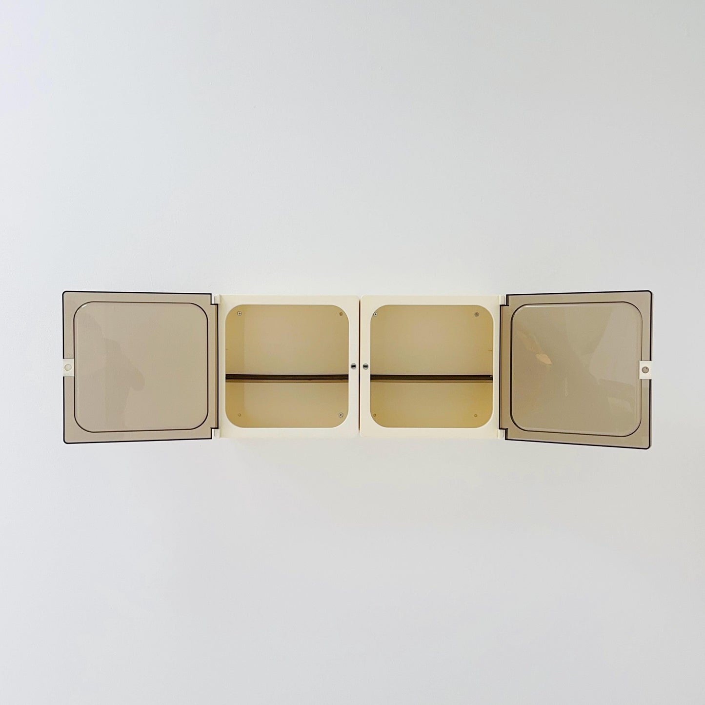 Set of 2 Space Age Wall Cabinets, Bathroom Medicine Cabinets, 1970s