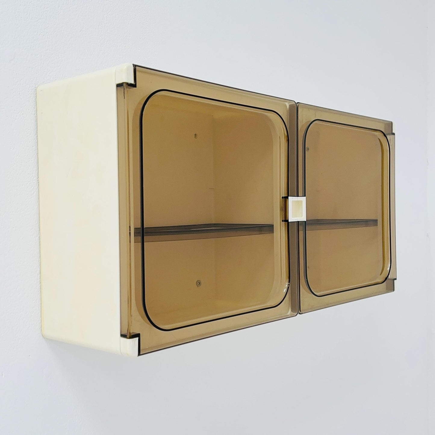 Set of 2 Space Age Wall Cabinets, Bathroom Medicine Cabinets, 1970s