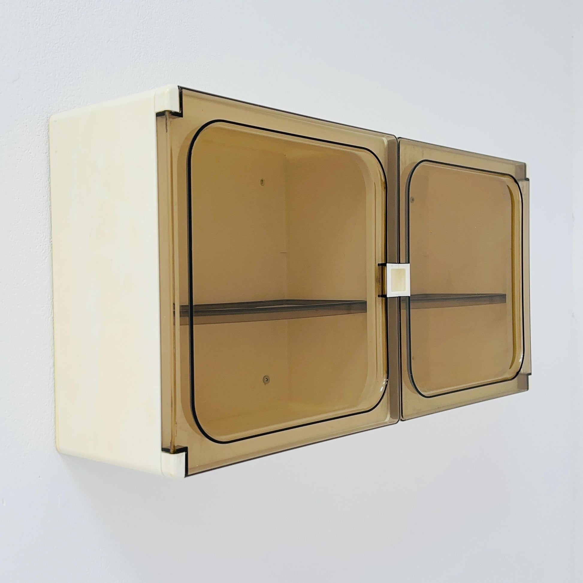 Set of 2 Space Age Wall Cabinets, Bathroom Medicine Cabinets, 1970s
