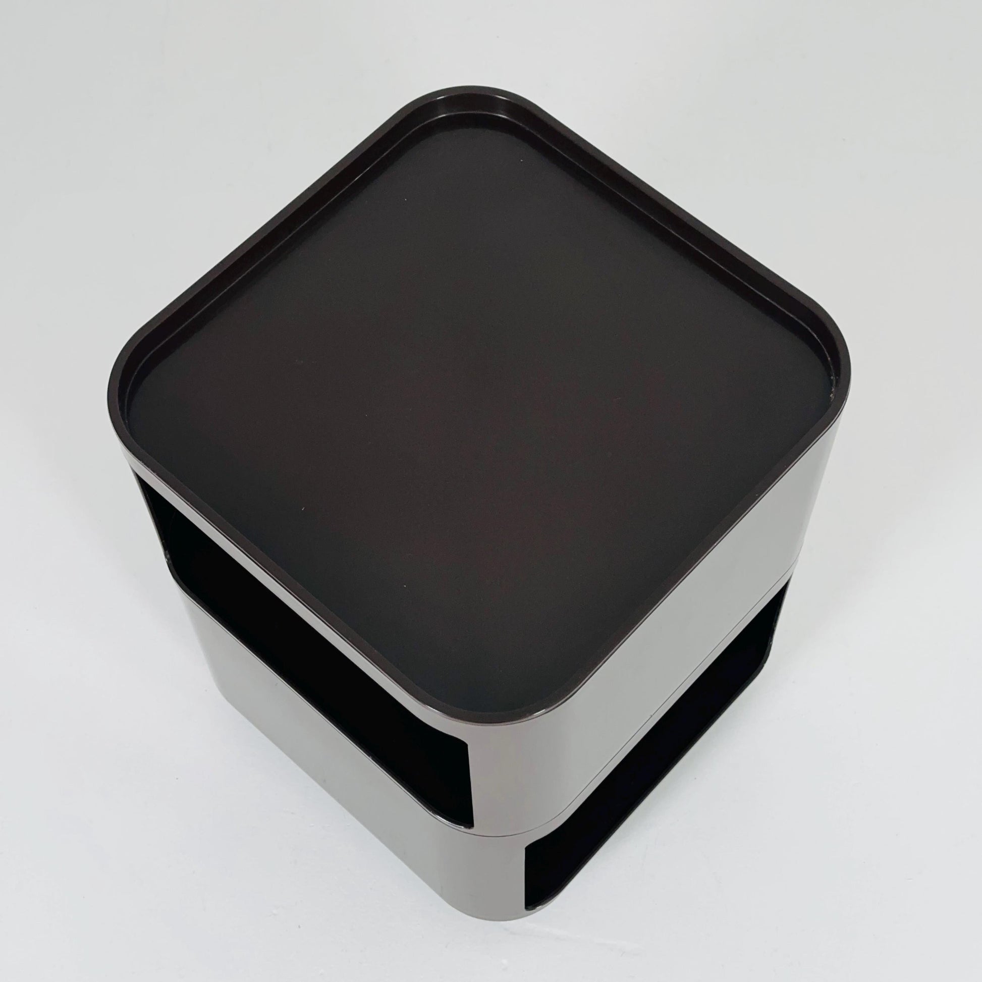 Brown Componibili Square serving trolley by Anna Castelli for Kartell - Italy 1960s model 4970