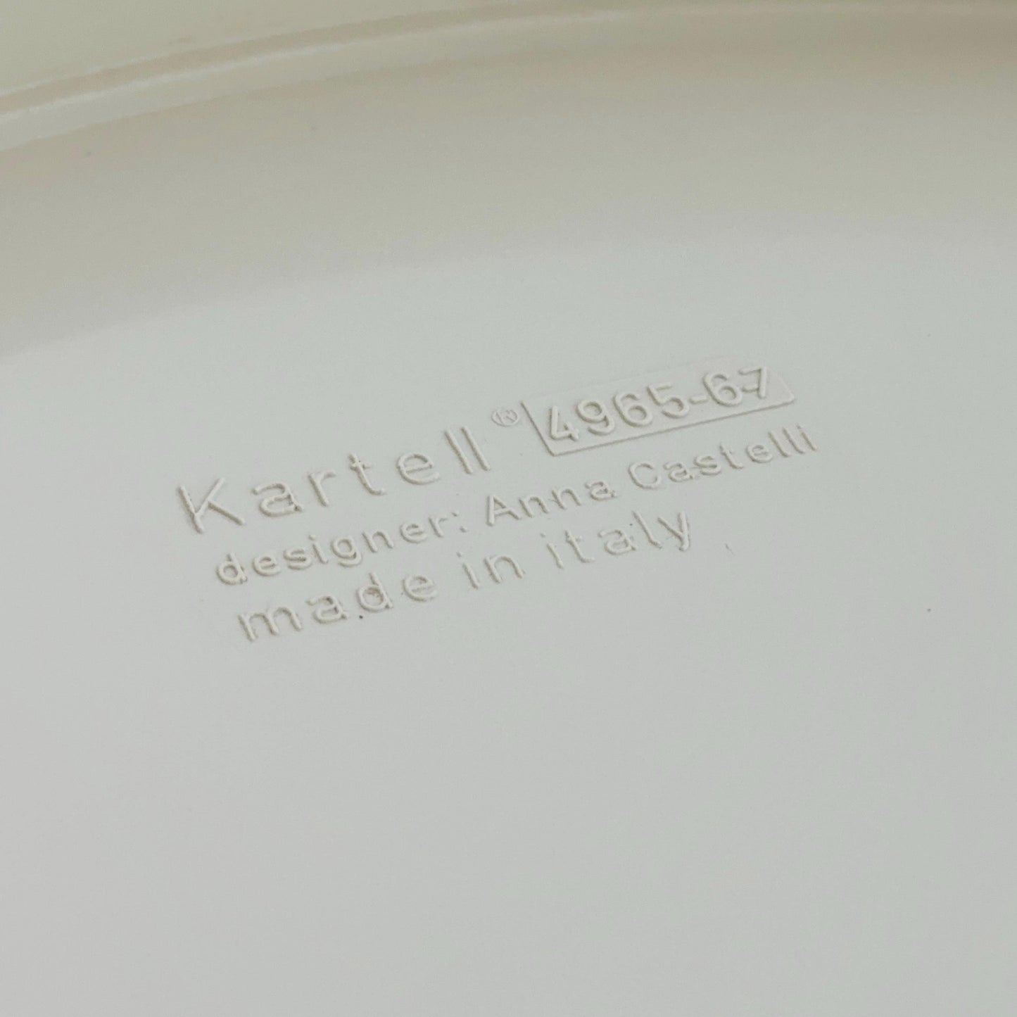 Mid century Anna Castelli Ferrieri Roll Container for Kartell, Model 4965-6-7 – 3-Tier Storage Unit Italy 1970s