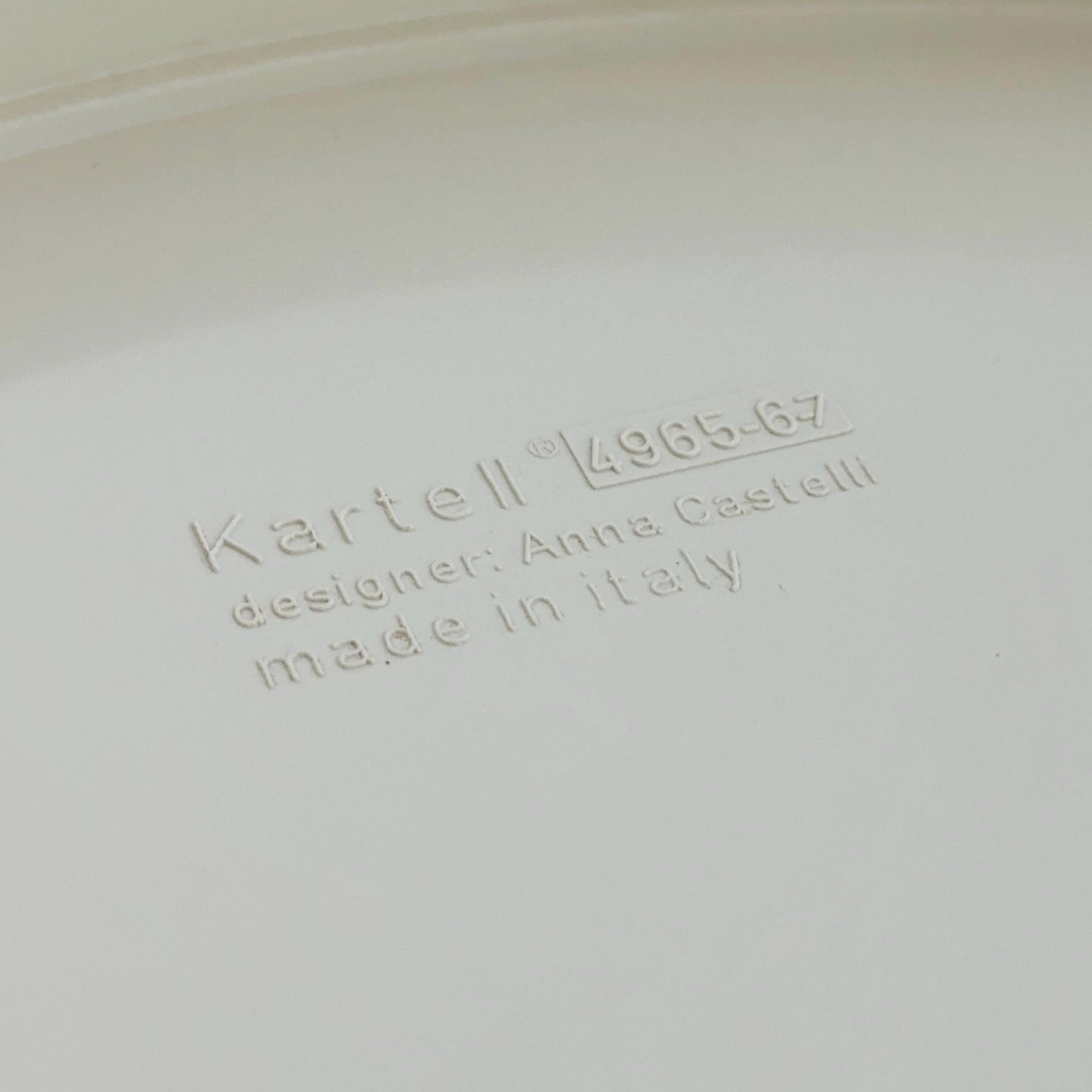 Mid century Anna Castelli Ferrieri Roll Container for Kartell, Model 4965-6-7 – 3-Tier Storage Unit Italy 1970s