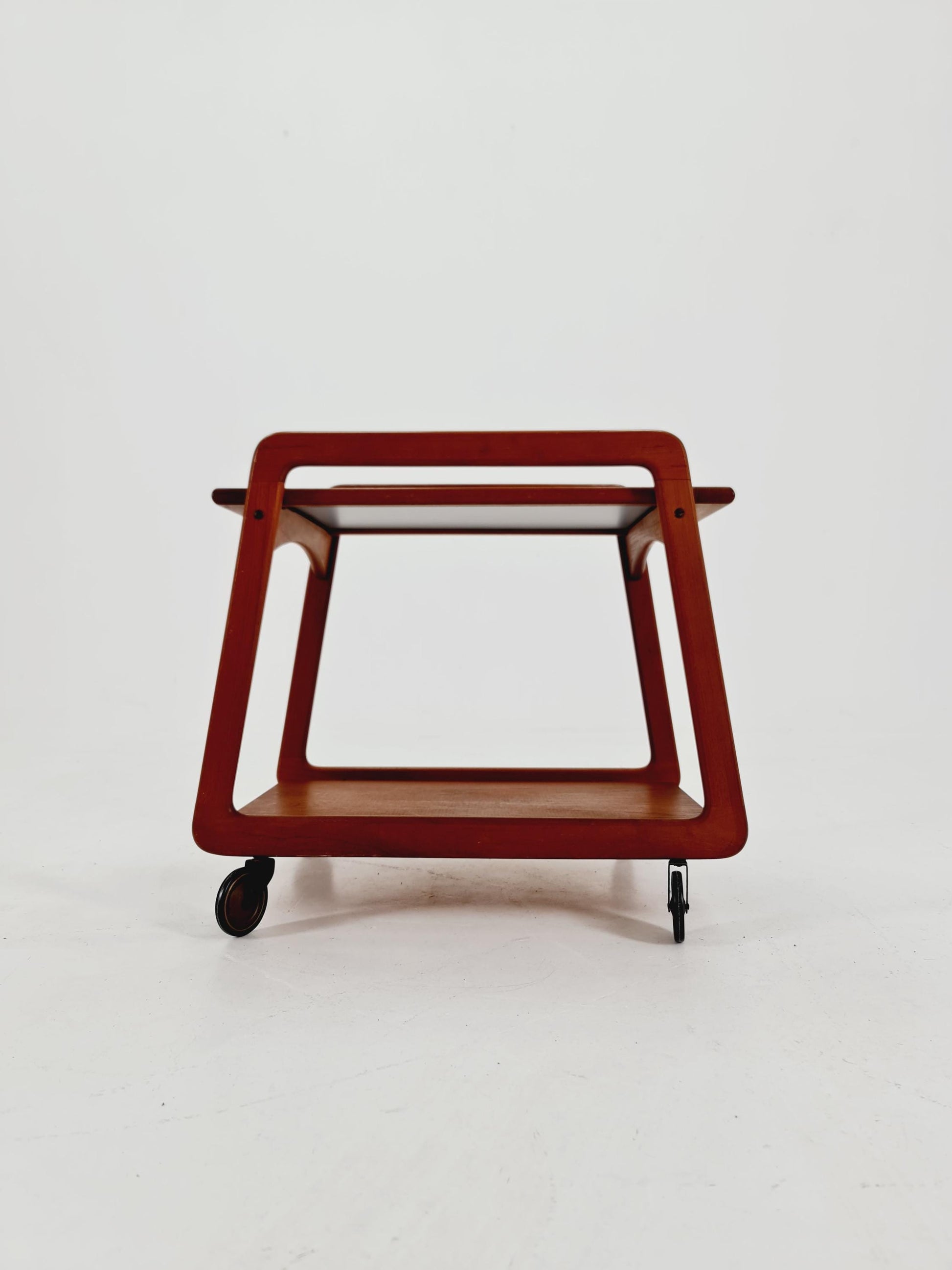 Vintage mid century danish trolley in solid teak/ bar cart By SIKA Mobler , 1960s